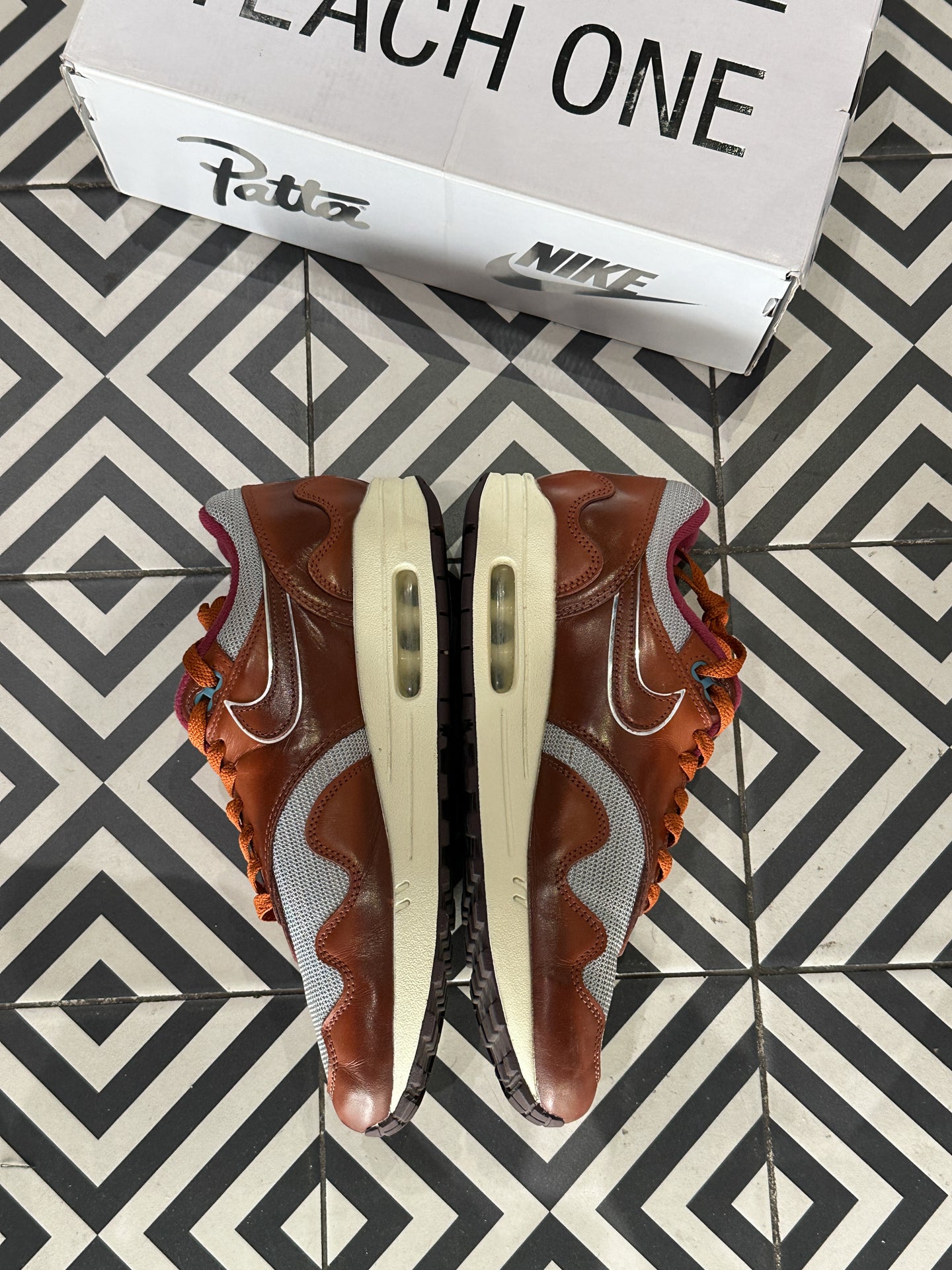 Air Max 1 Patta Dark russet (Taille 42,5)