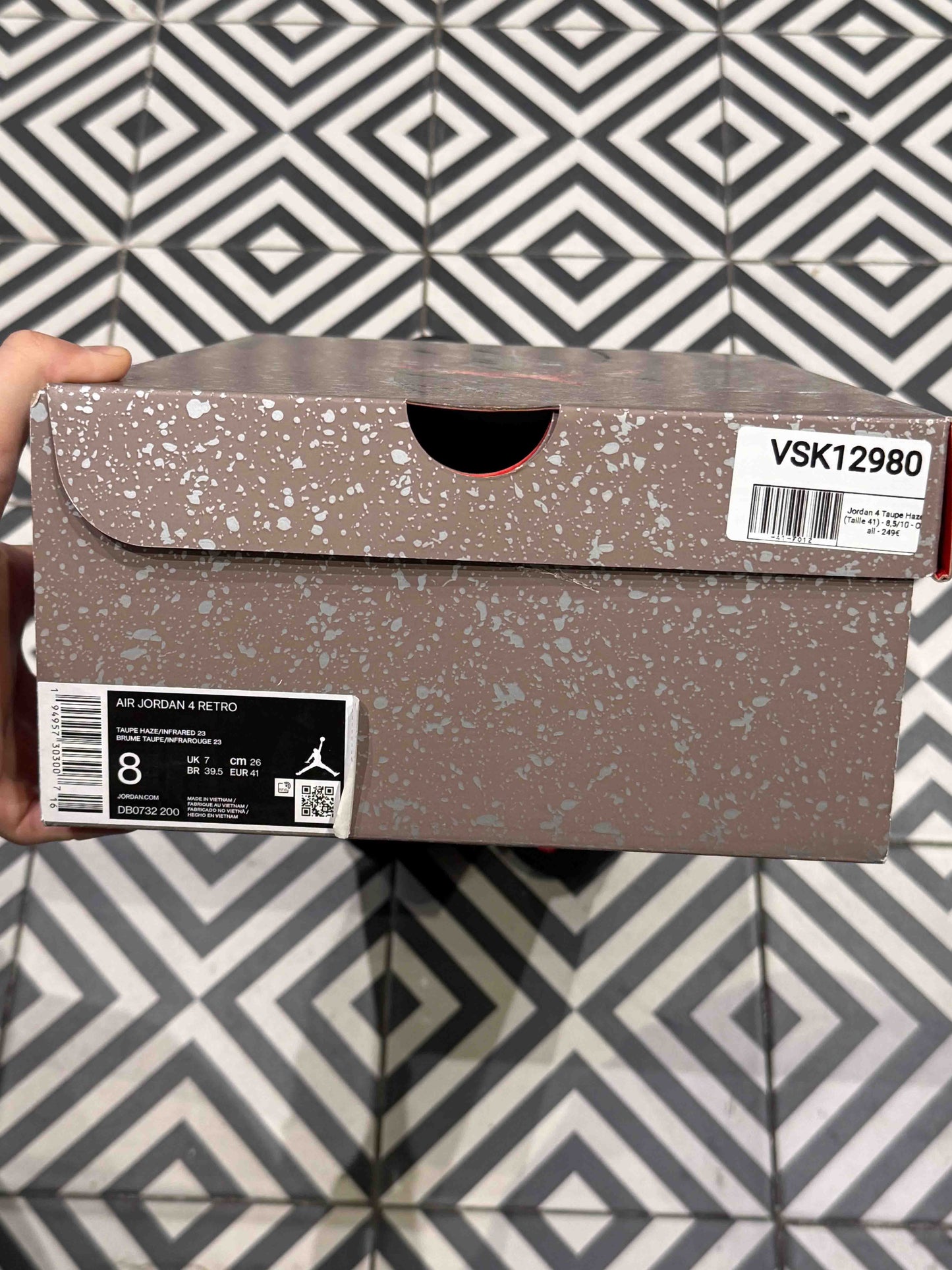 Jordan 4 Taupe Haze (Taille 41)