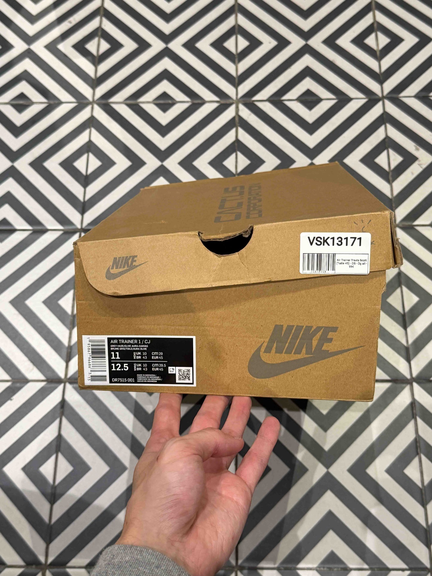 Air Trainer Travis Scott (Taille 45)