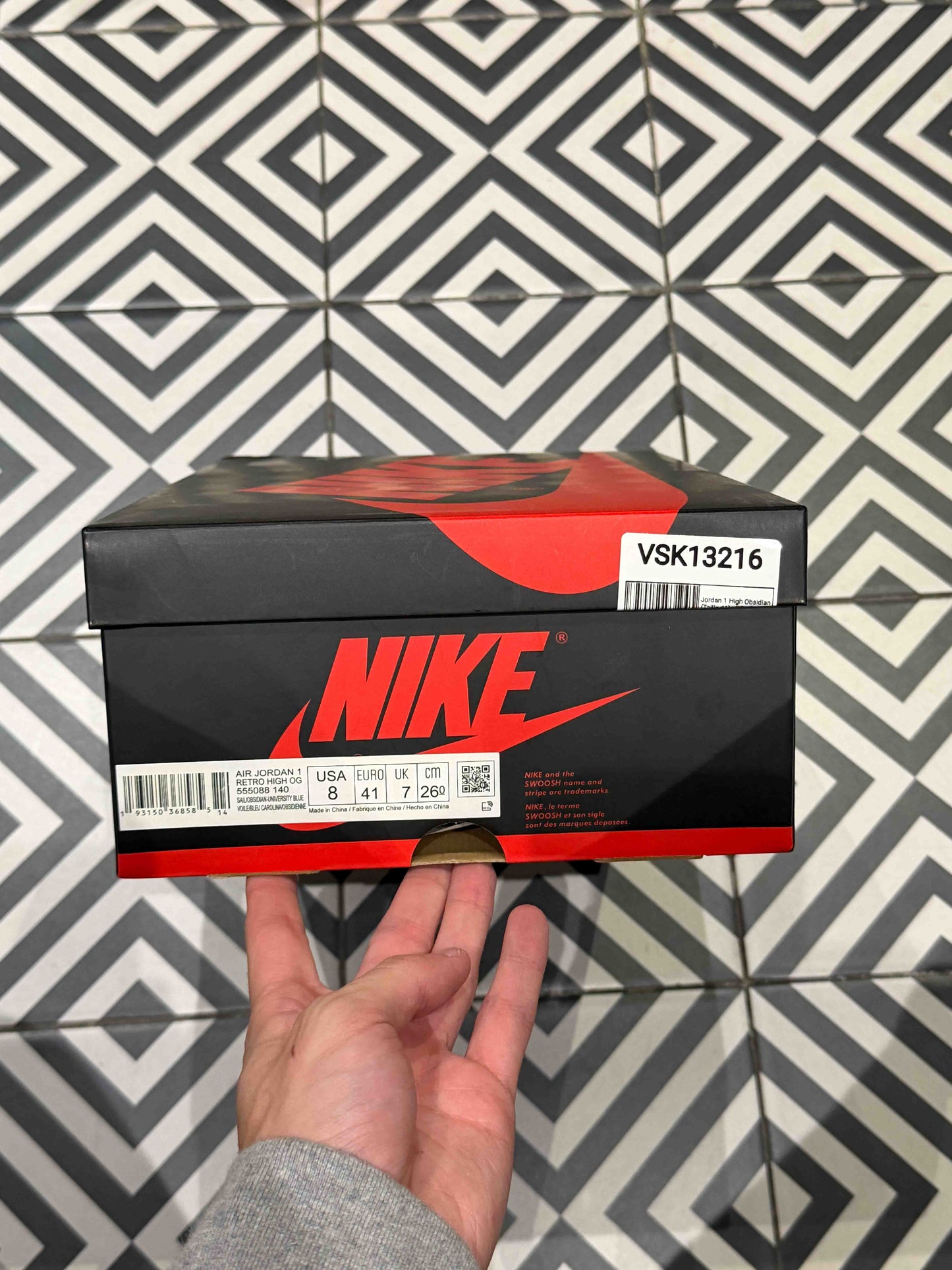 Jordan 1 High Obsidian (Taille 41)