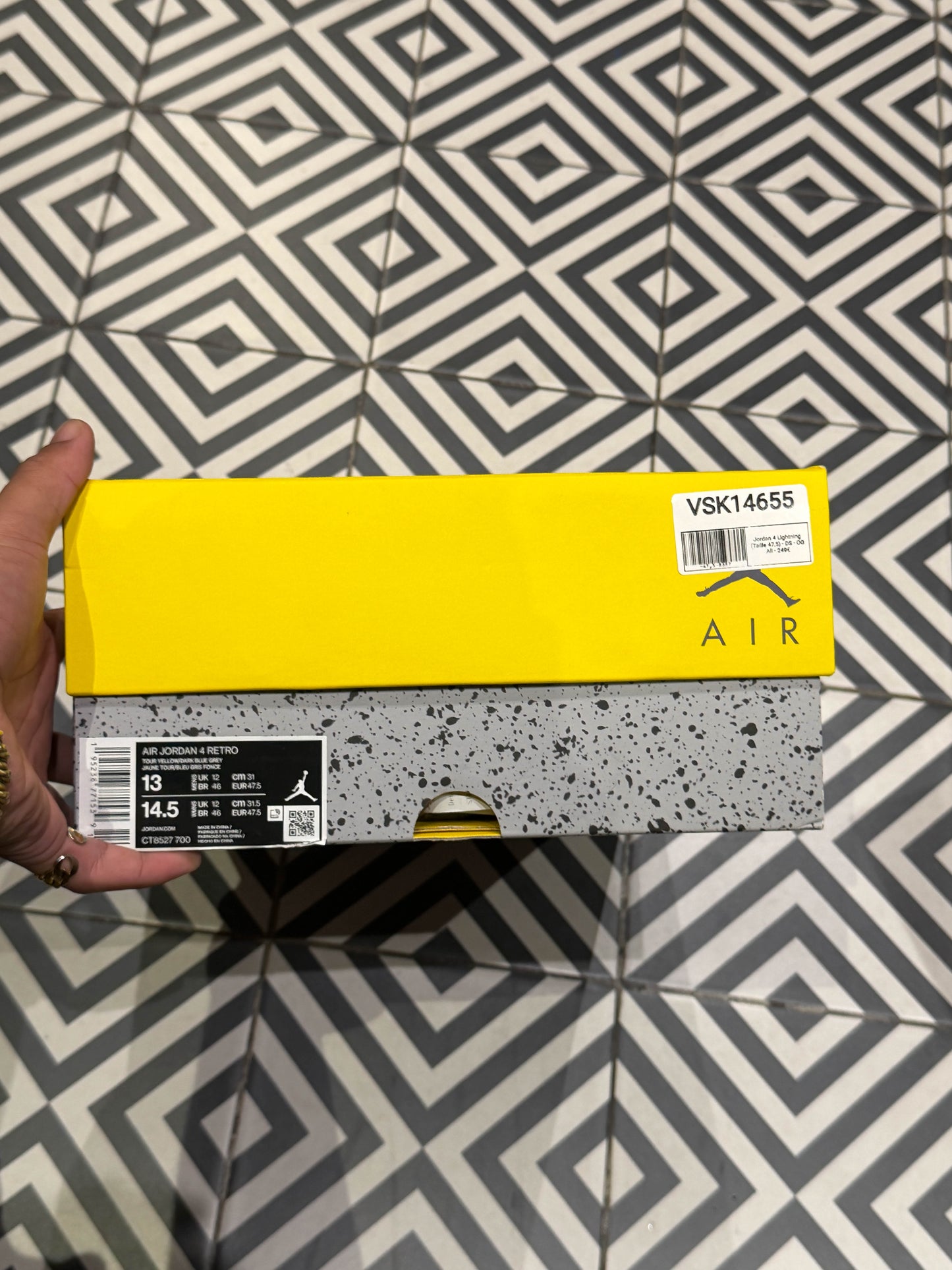 Jordan 4 Lightning (Taille 47,5)