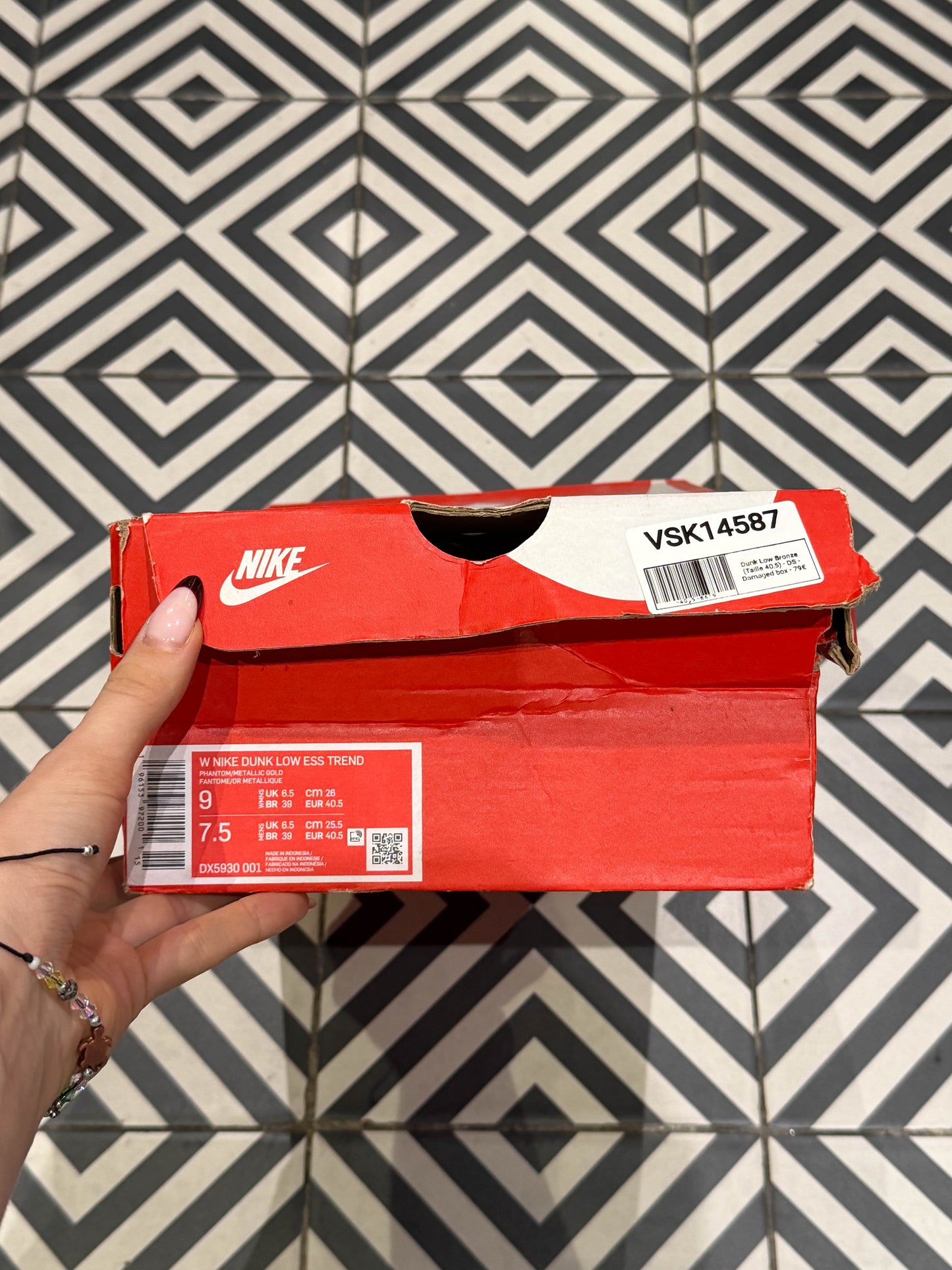 Dunk Low Bronze (Taille 40,5)