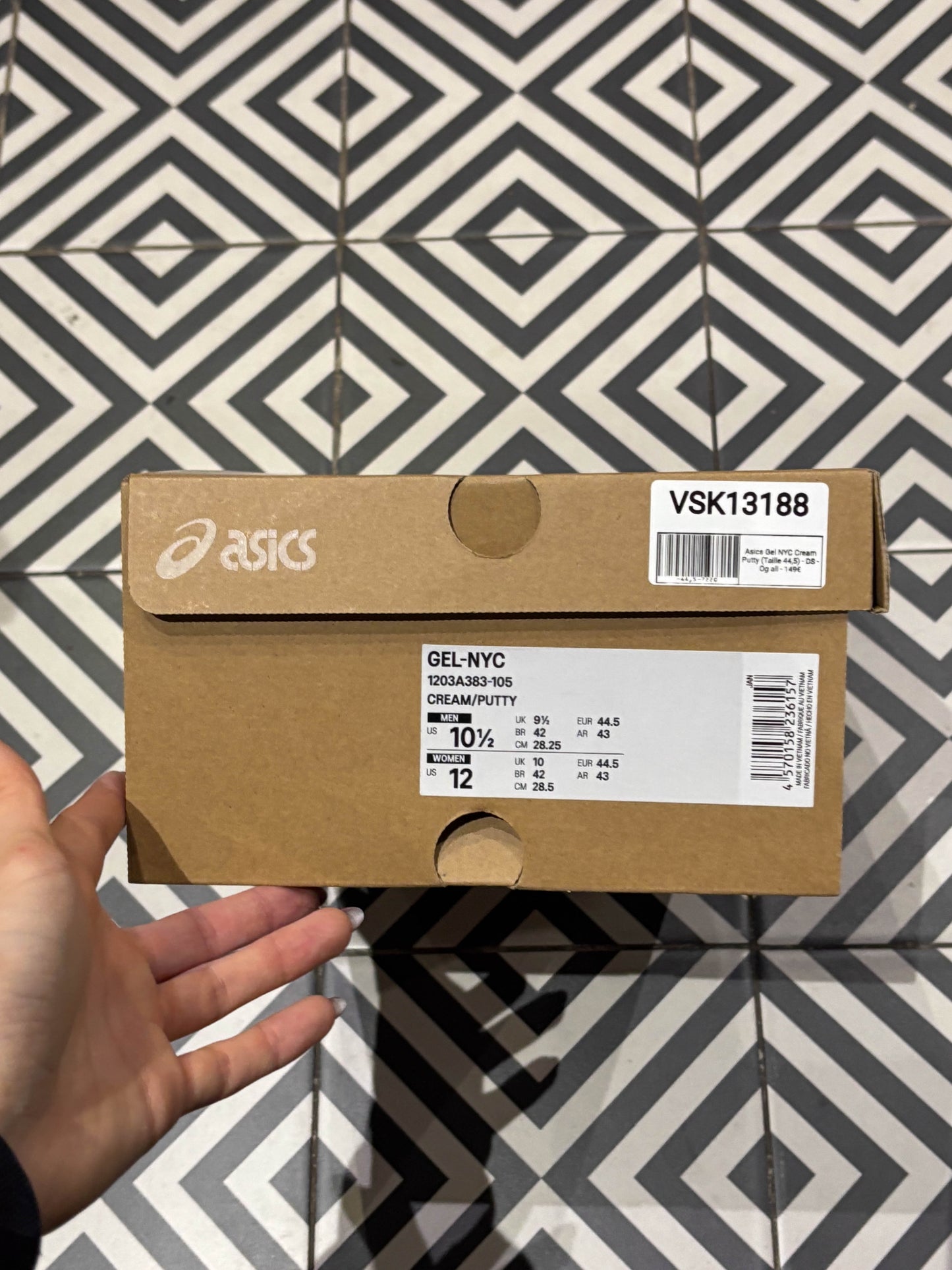 Asics Gel NYC Cream Putty (Taille 44,5)