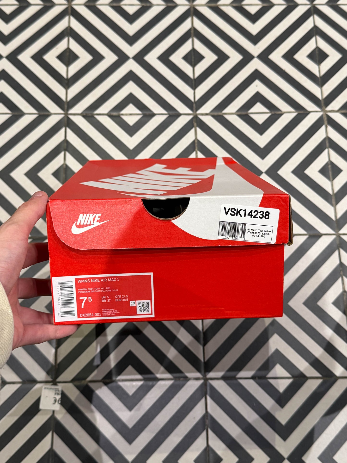 Air Max 1 Tour Yellow (Taille 38,5)