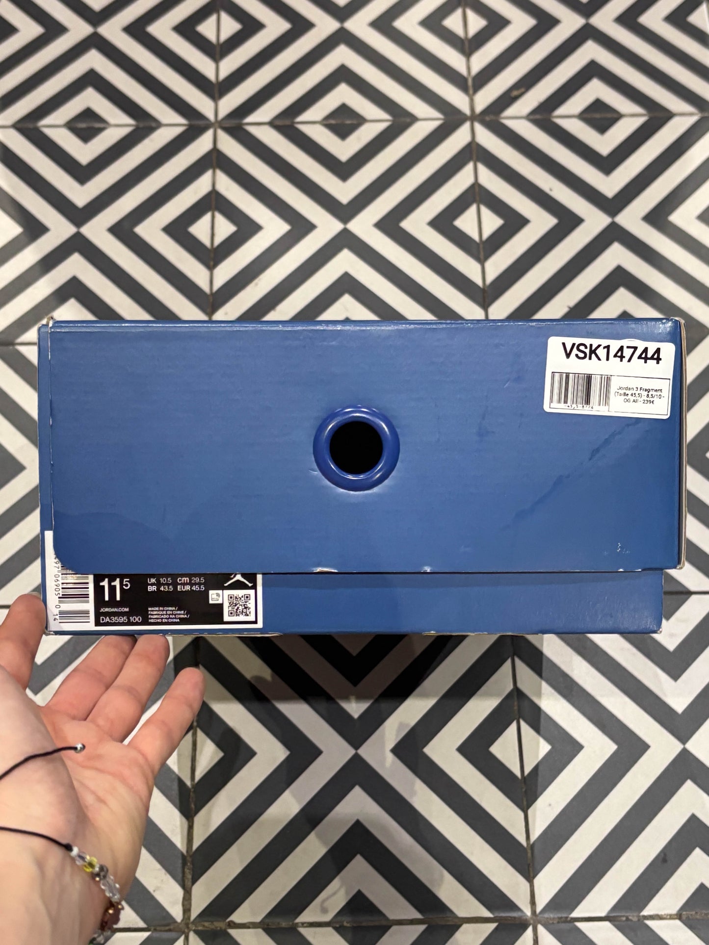 Jordan 3 Fragment (Taille 45,5)