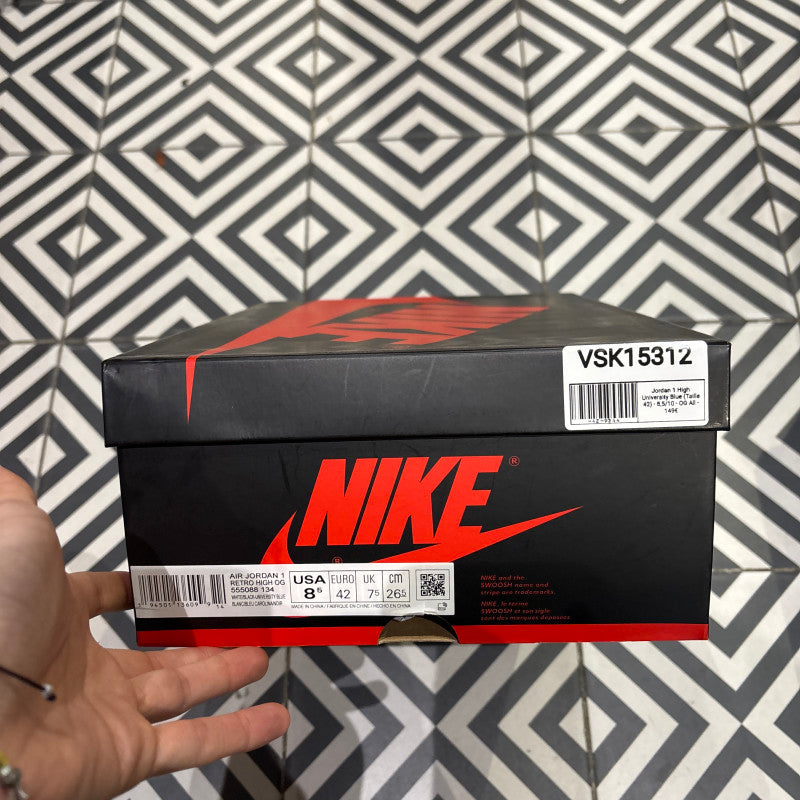 Jordan 1 High University Blue (Taille 42)