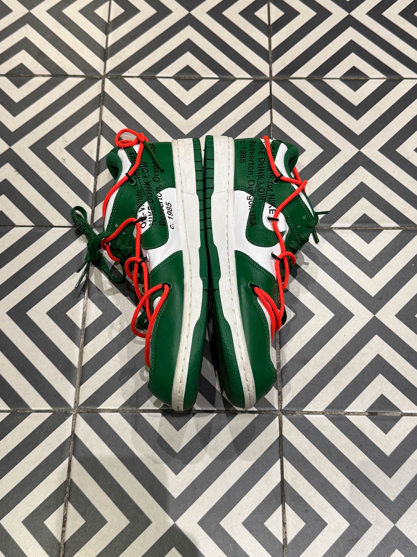 Dunk Low Off-White Pine Green (Taille 43)