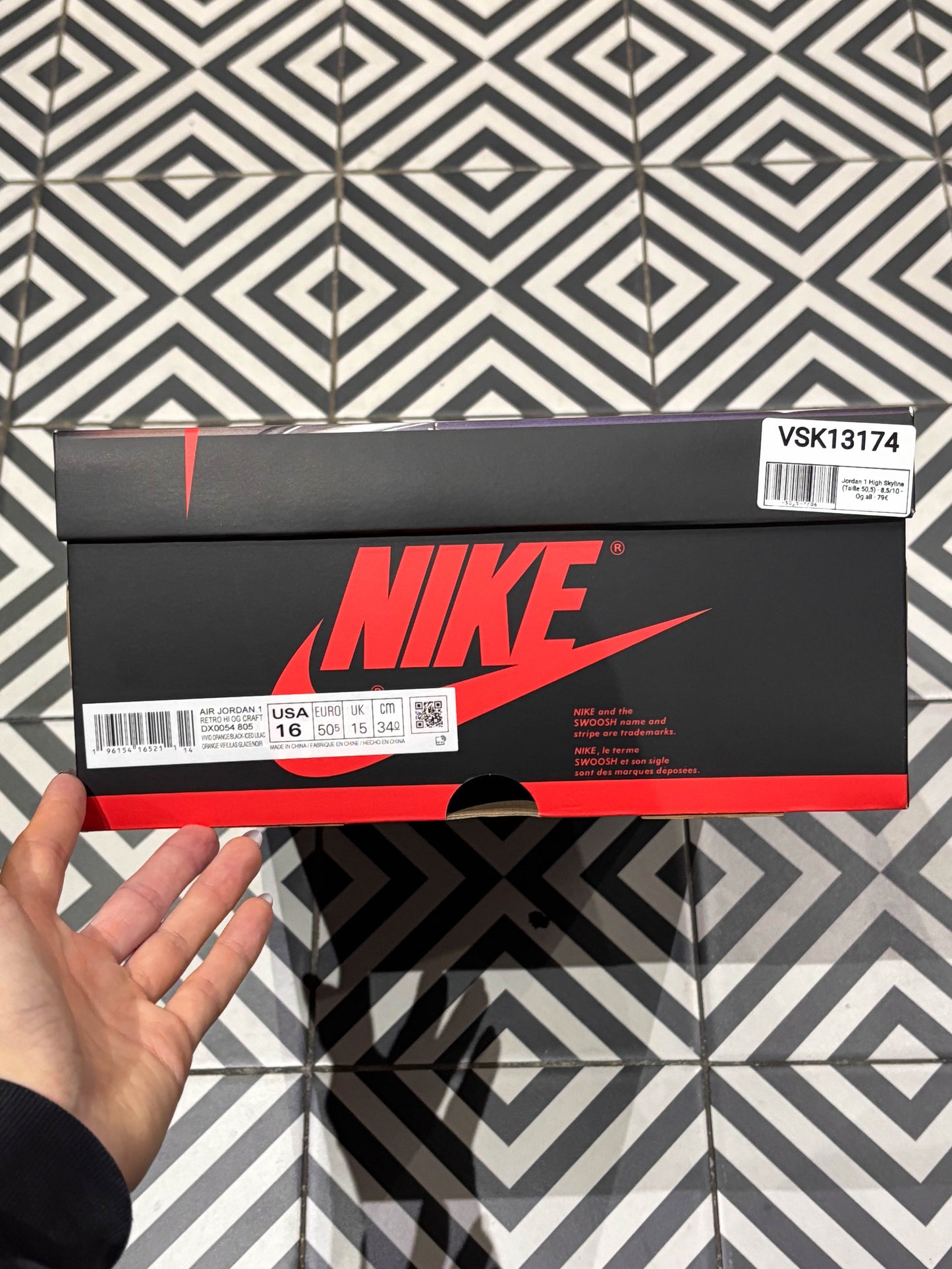 Jordan 1 High Skyline (Taille 50,5)