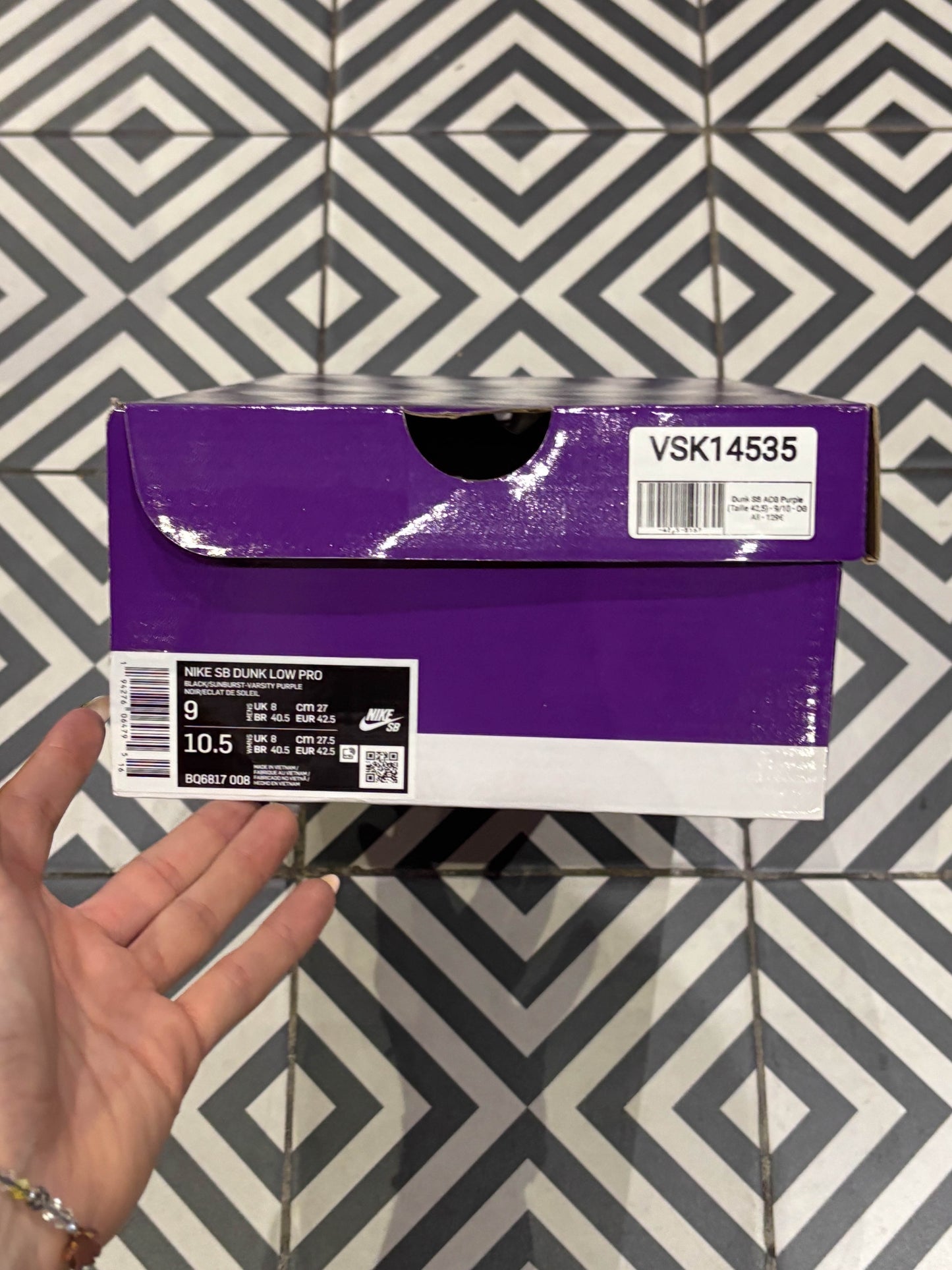 Dunk SB ACG Purple (Taille 42,5)