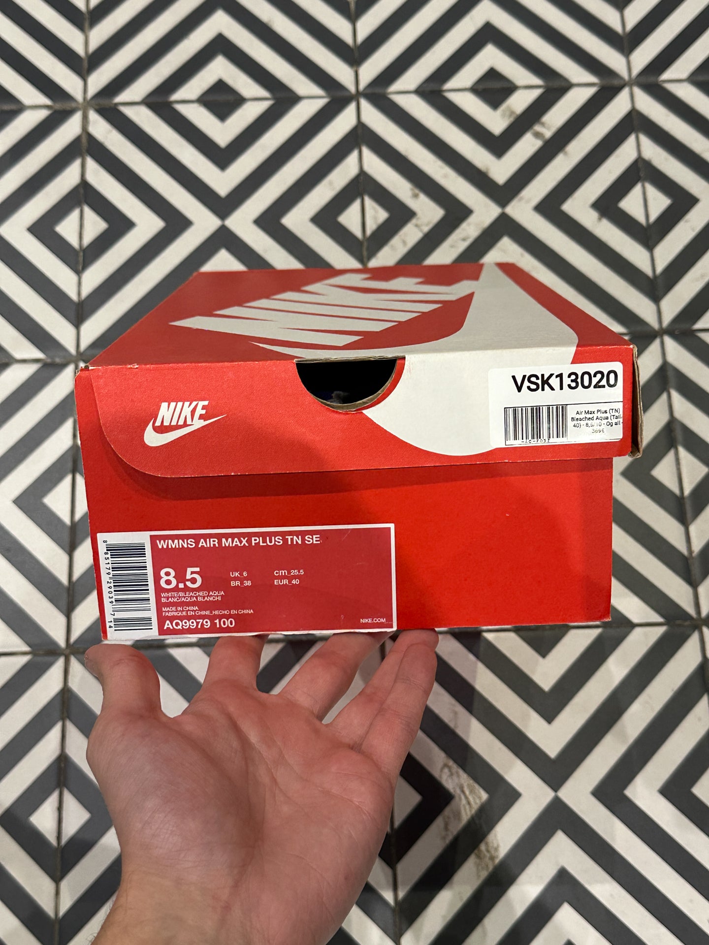 Air Max Plus (TN) Bleached Aqua (Taille 40)