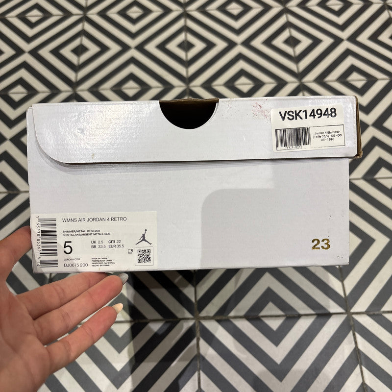 Jordan 4 Shimmer (Taille 35,5)