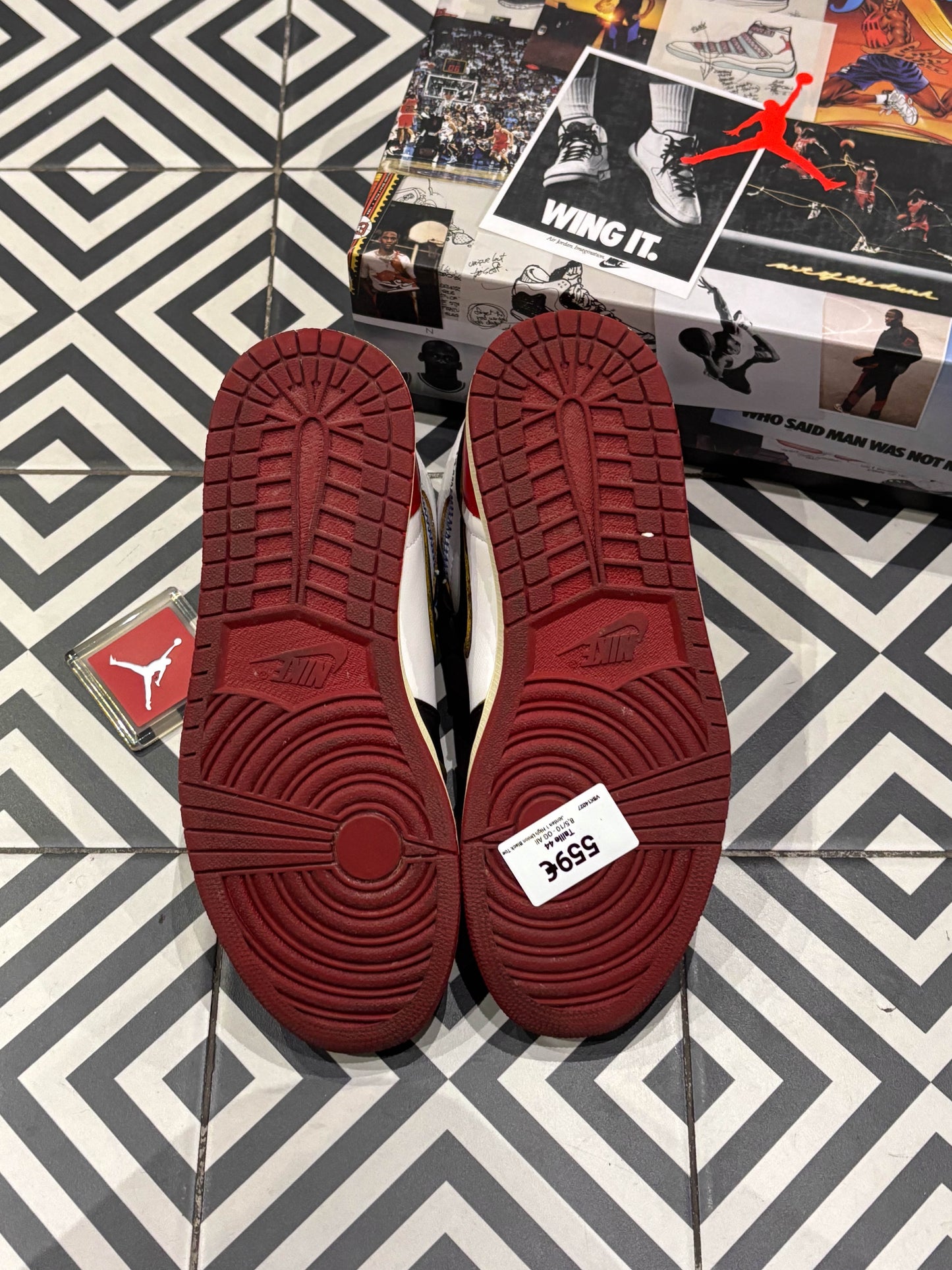 Jordan 1 High Union Black Toe (Taille 44)