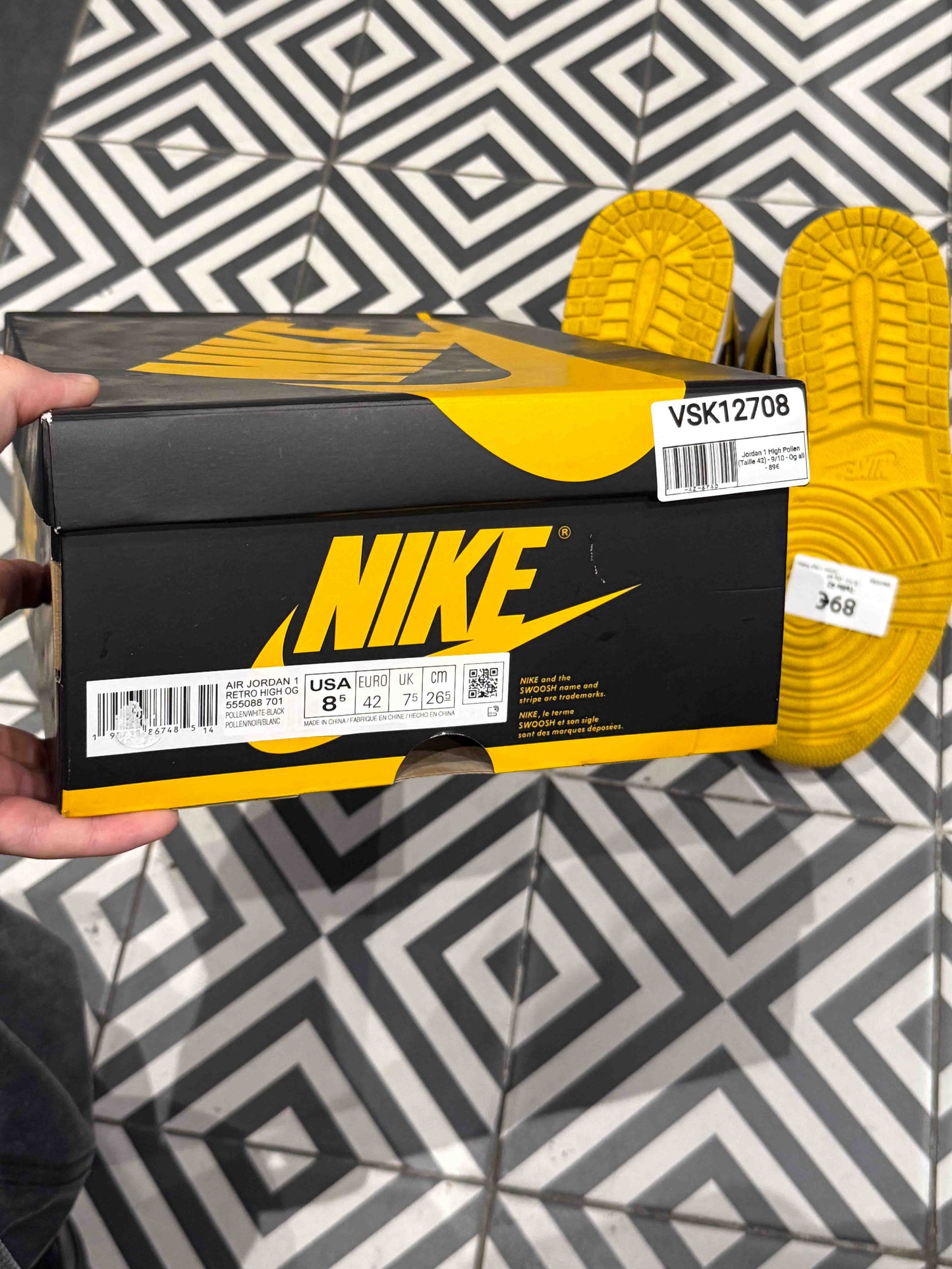Jordan 1 High Pollen (Taille 42)
