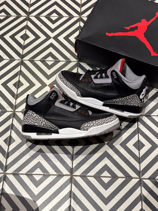 Jordan 3 Black Cement (Taille 43)