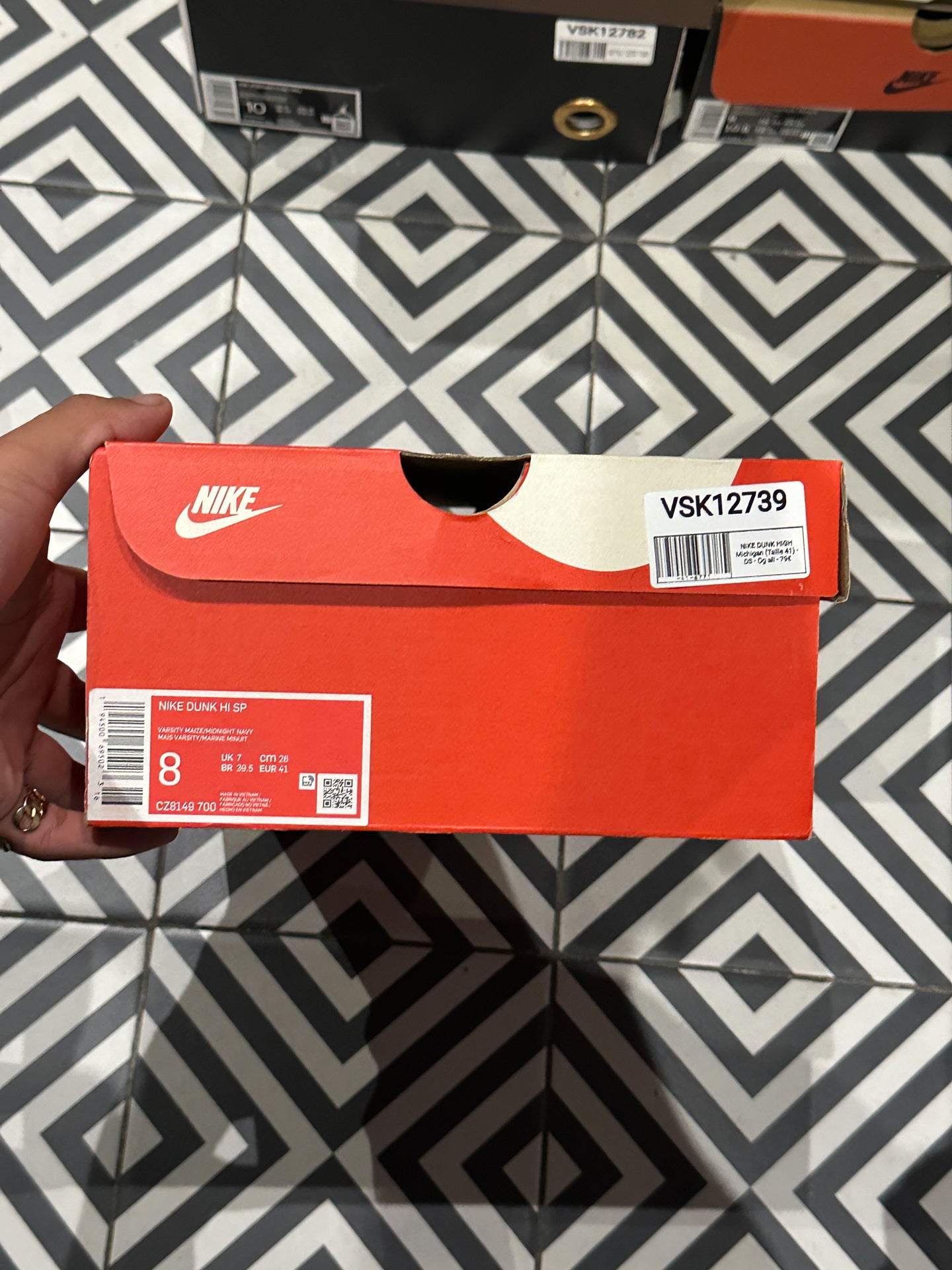NIKE DUNK HIGH Michigan (Taille 41)