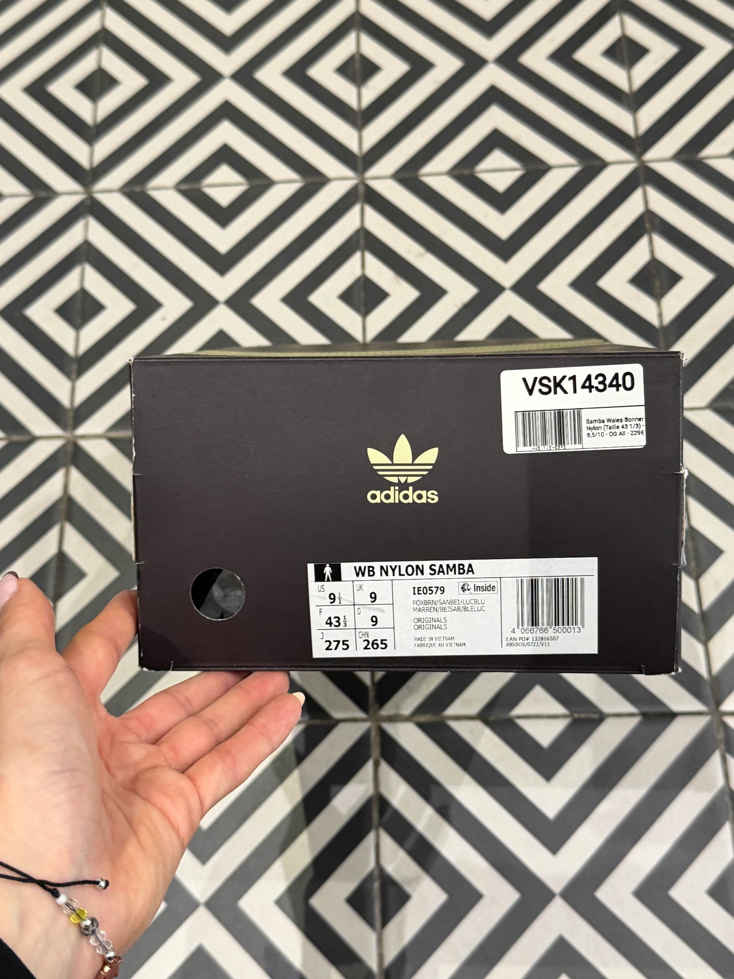 Samba Wales Bonner Nylon (Taille 43 1/3)