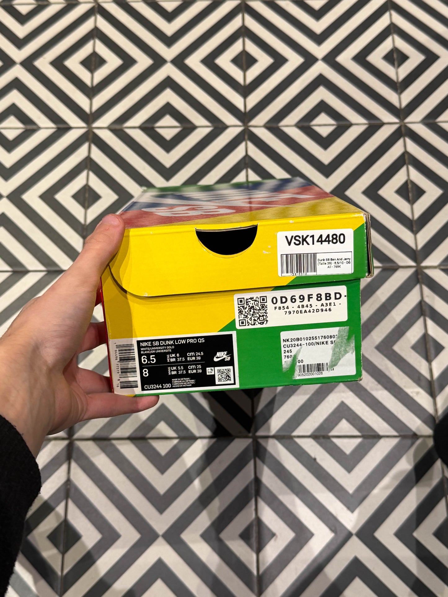 Dunk SB Ben And Jerry (Taille 39)