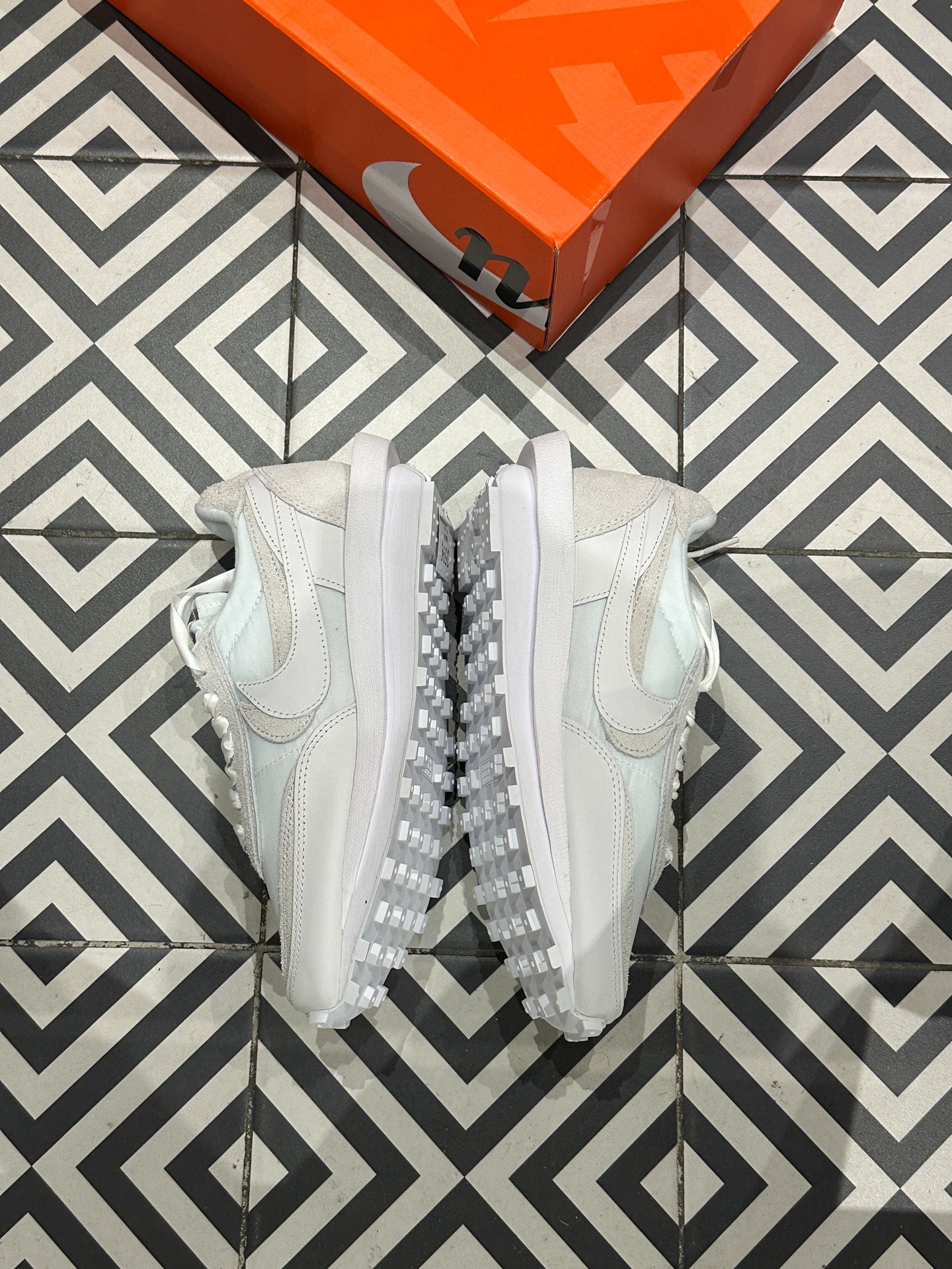 Sacai LD Waffle Nylon White (39)