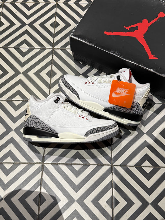 Jordan 3 White Cement (Taille 40)