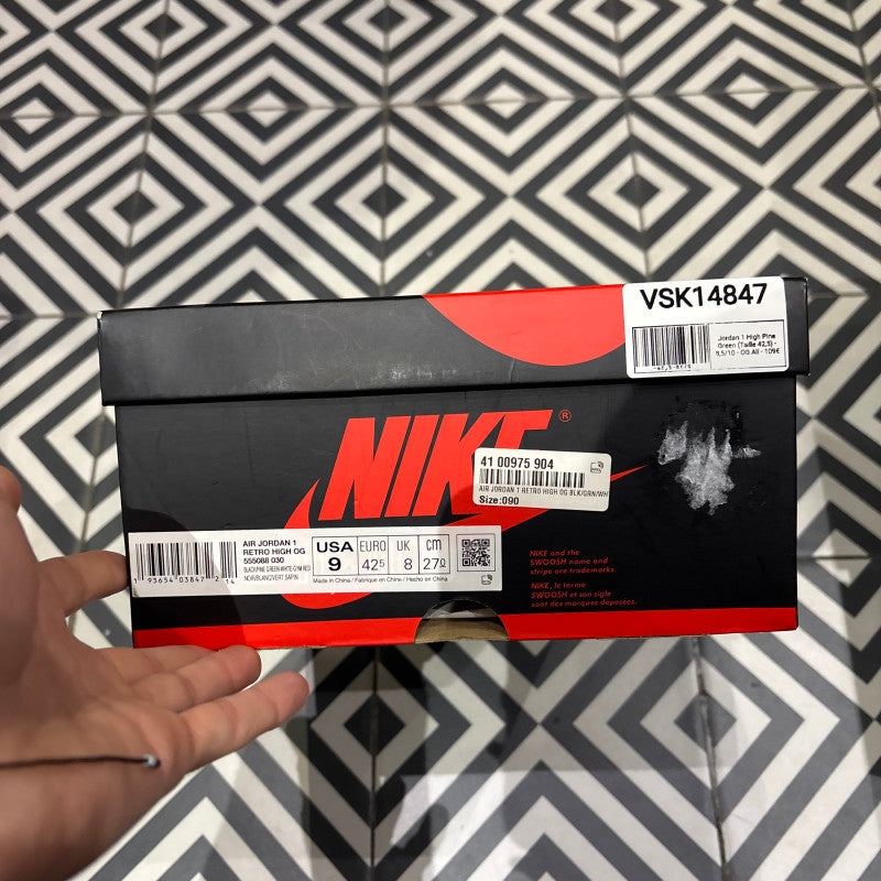 Jordan 1 High Pine Green (Taille 42,5)