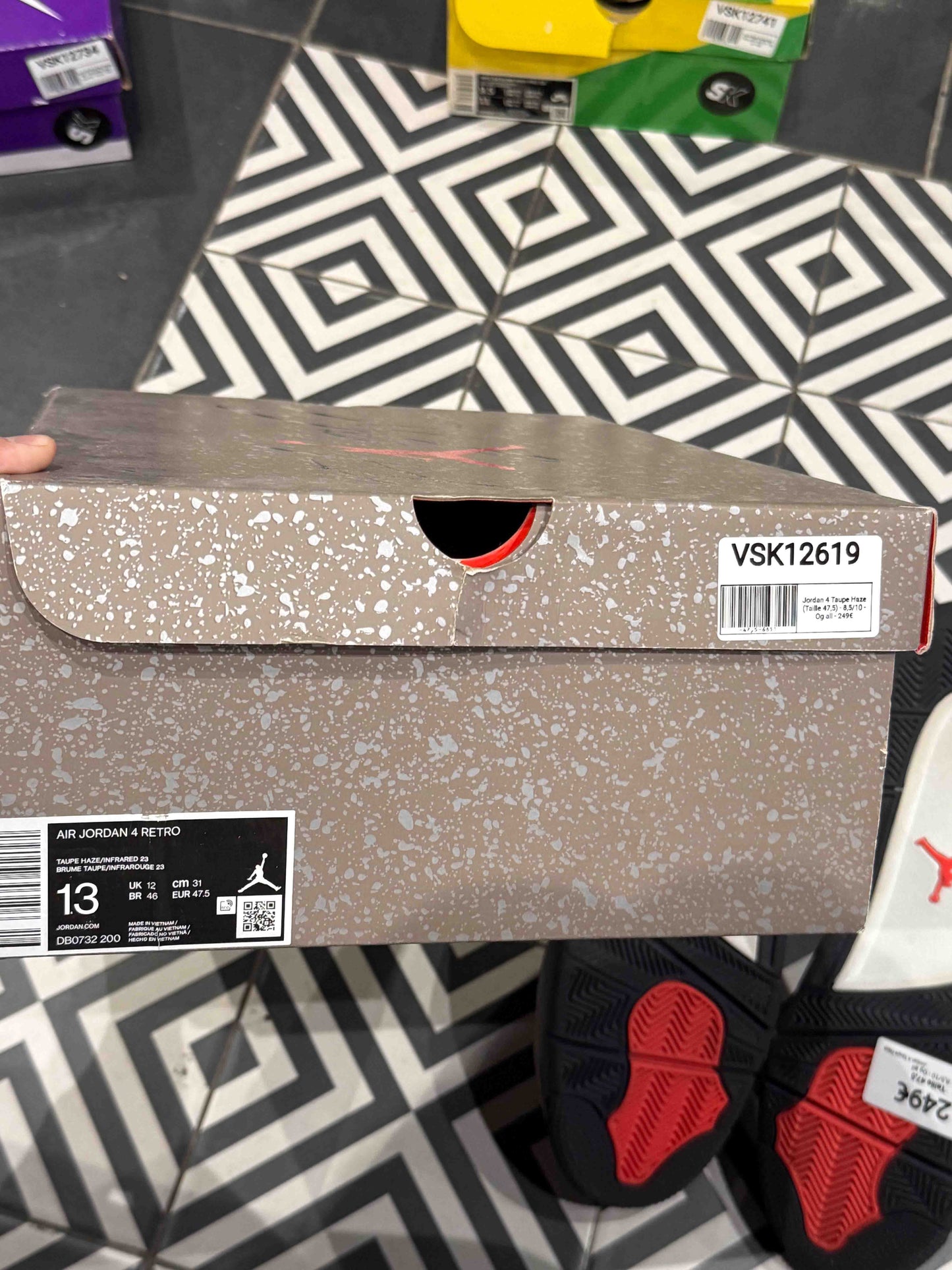 Jordan 4 Taupe Haze (Taille 47,5)