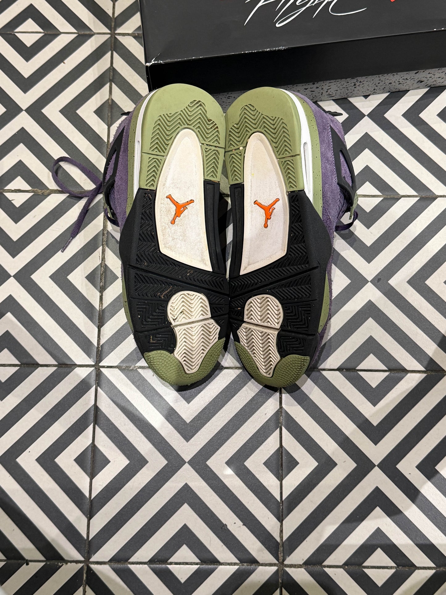 Jordan 4 Canyon purple (Taille 44,5)