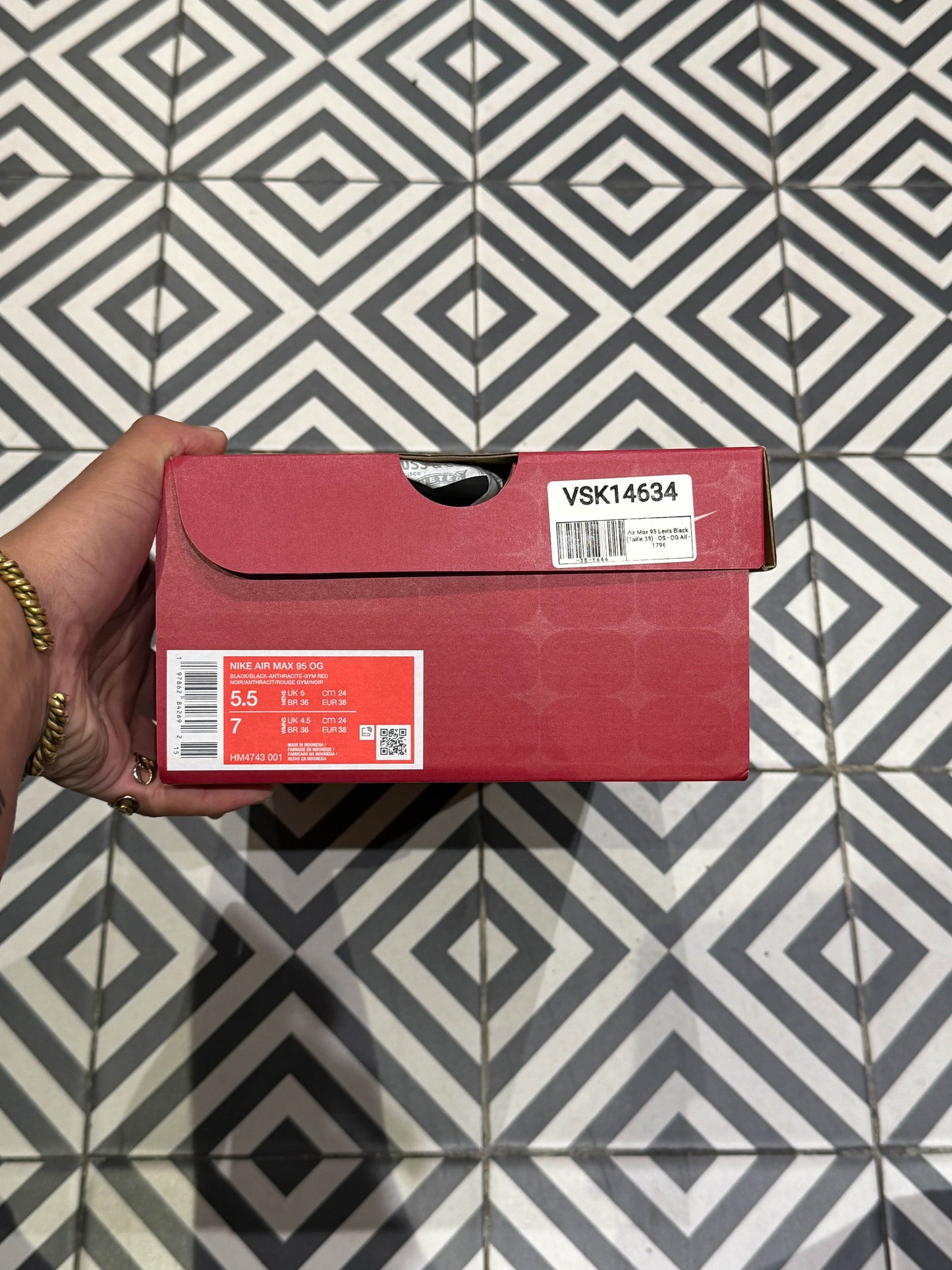 Air Max 95 Levis Black (Taille 38)