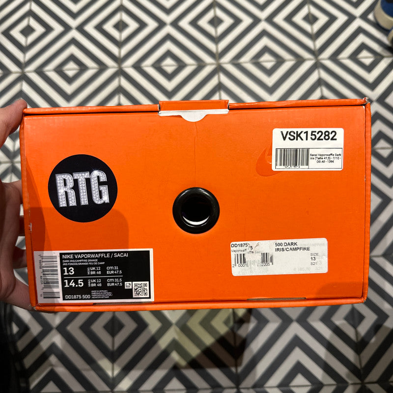 Sacai Vaporwaffle Dark Iris (Taille 47,5)