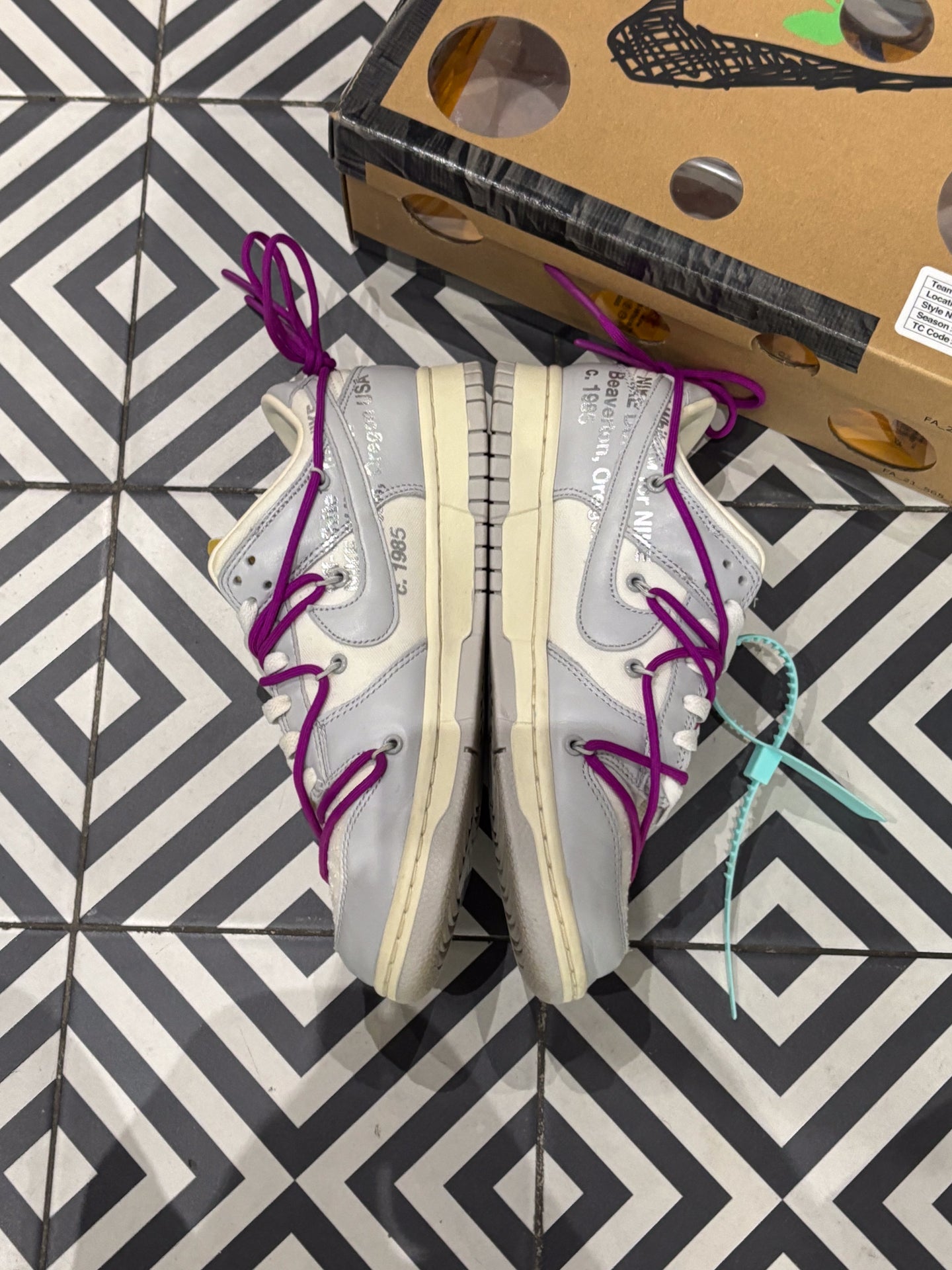 Dunk Low Off-White Lot 21/50 (40,5)