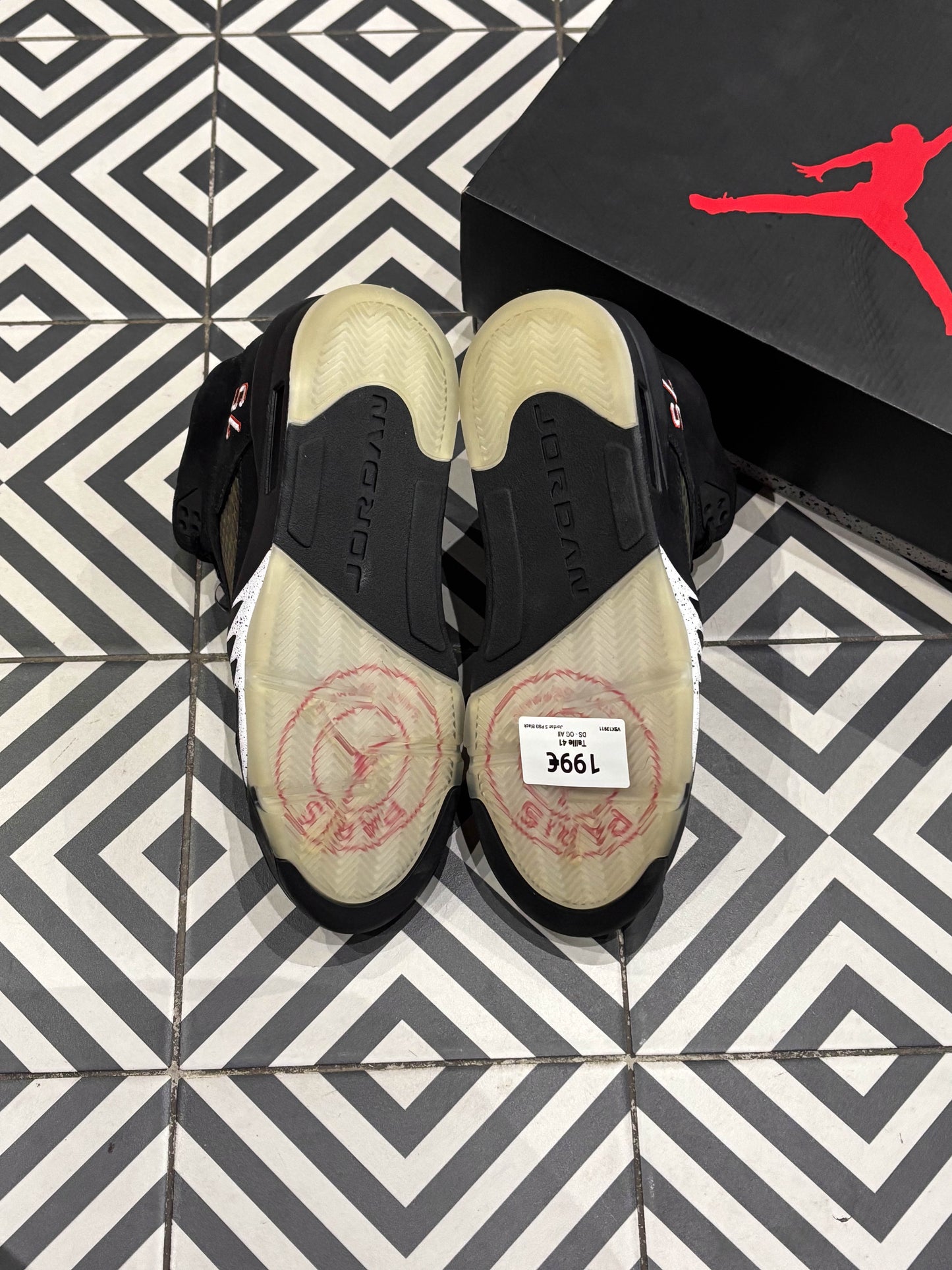 Jordan 5 PSG Black (Taille 41)