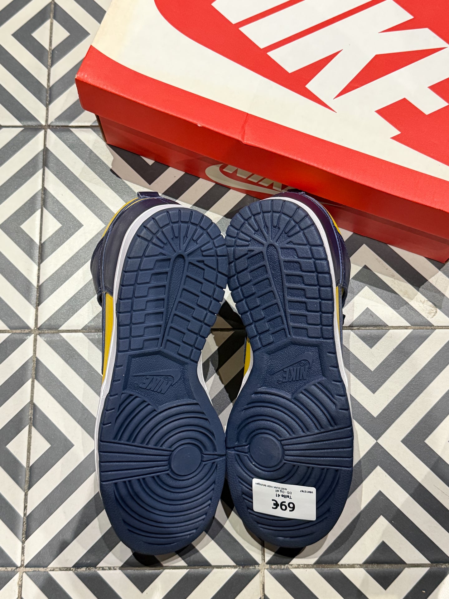 NIKE DUNK HIGH Michigan (Taille 41)