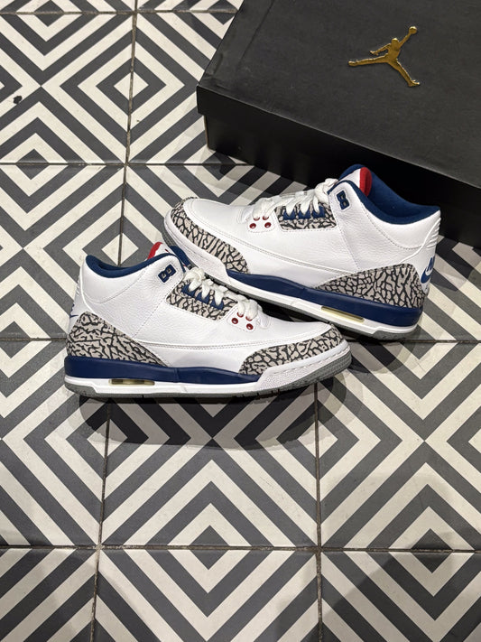 Jordan 3 True Blue GS (Taille 39)