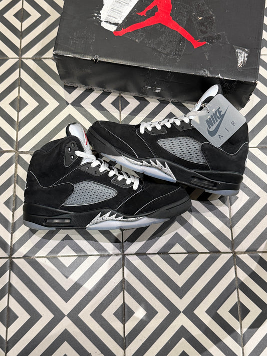 Jordan 5 Black Metallic Silver (Taille 43)