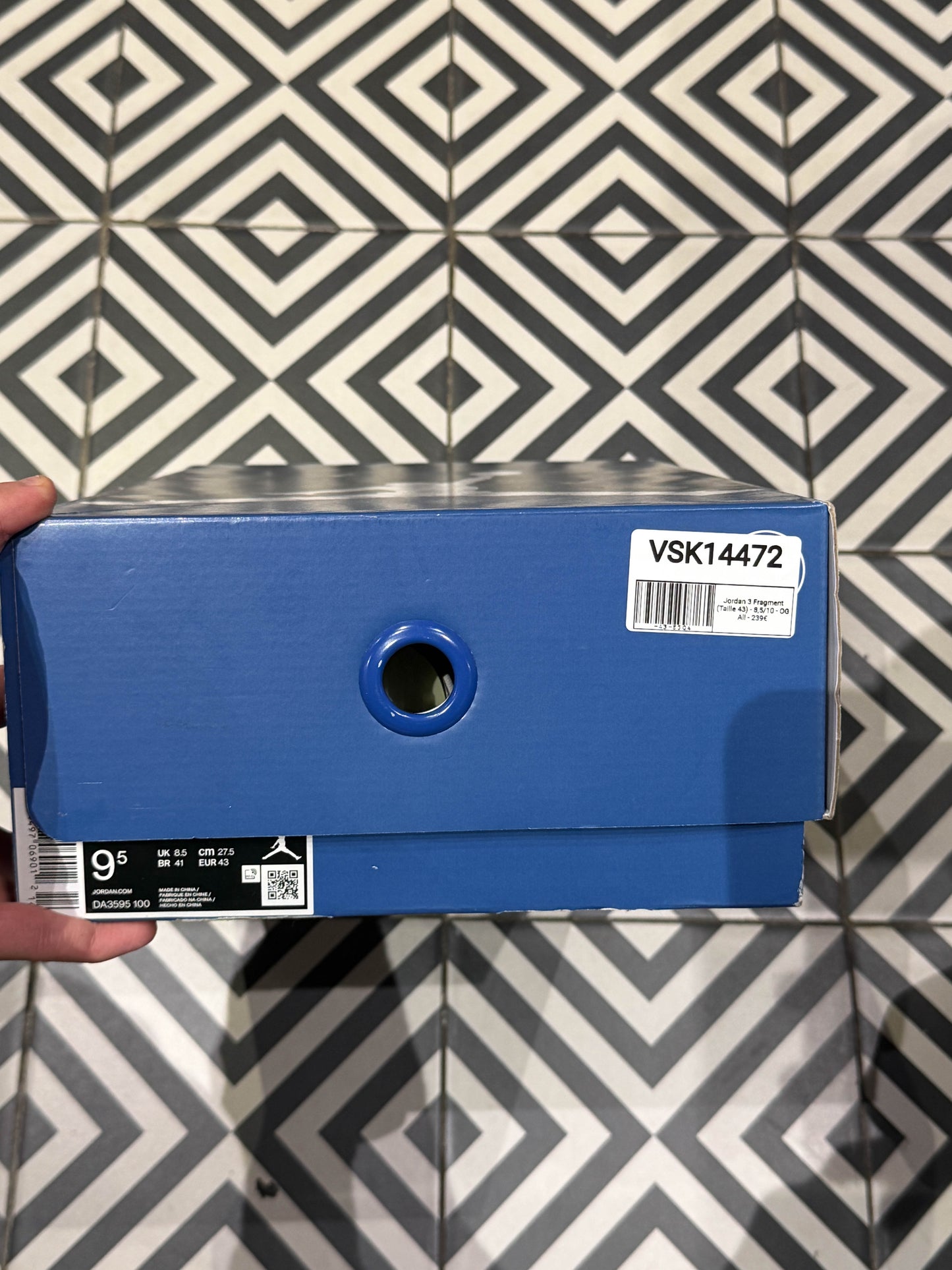 Jordan 3 Fragment (Taille 43)