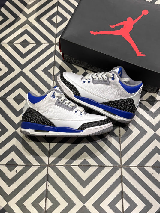 Jordan 3 Racer Blue GS (Taille 36,5)