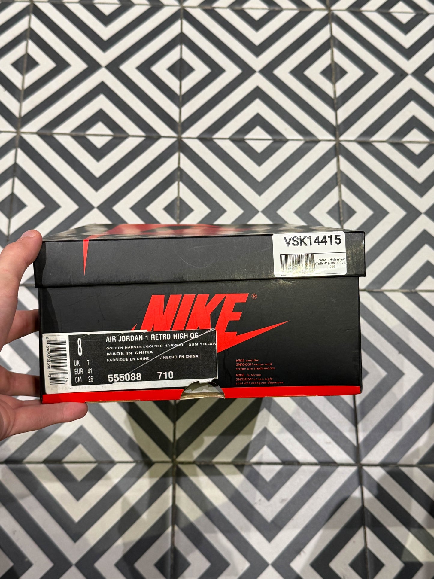 Jordan 1 High Wheat (Taille 41)