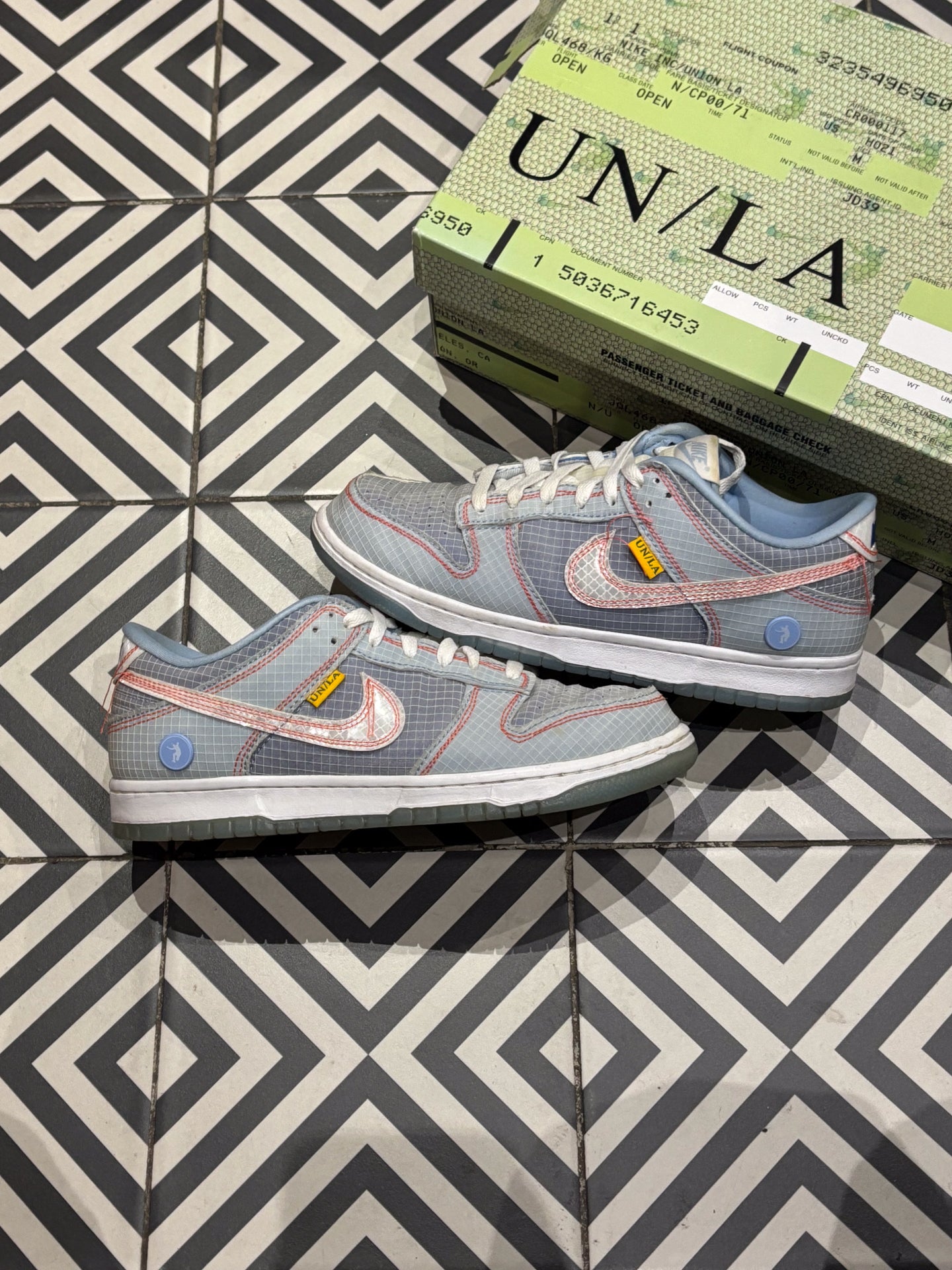 Dunk low Union Argon (Taille 41)