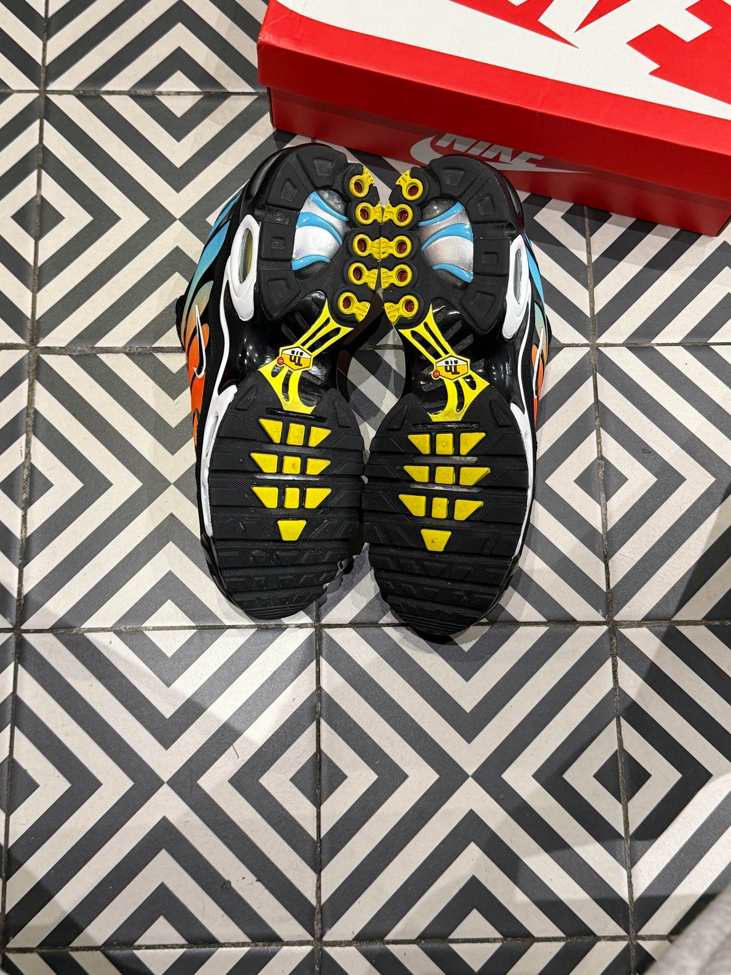 AIr Max Plus (TN) Baltic Blue Safety Orange (Taille 44,5)