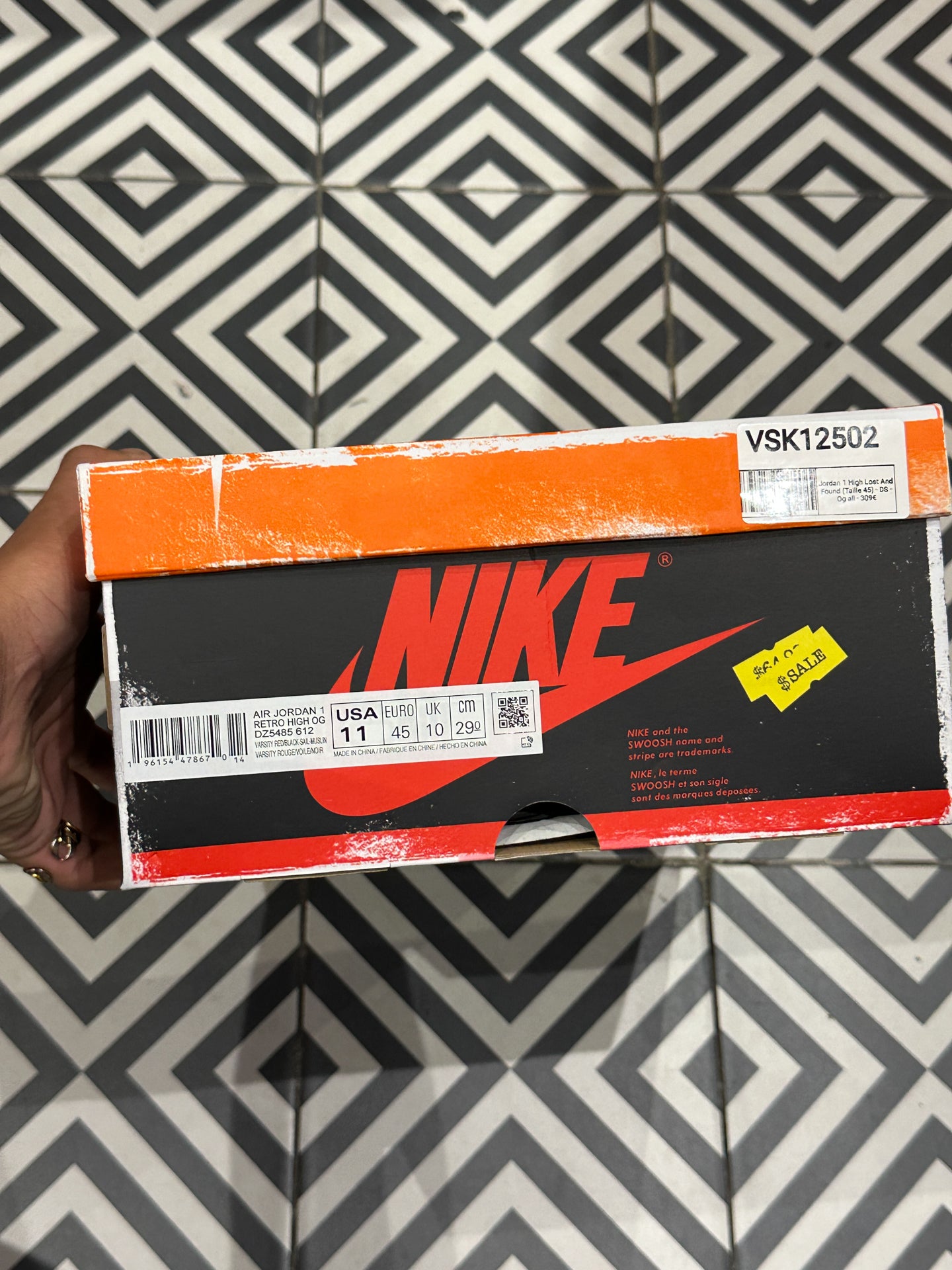 Jordan 1 High Lost And Found (Taille 45)