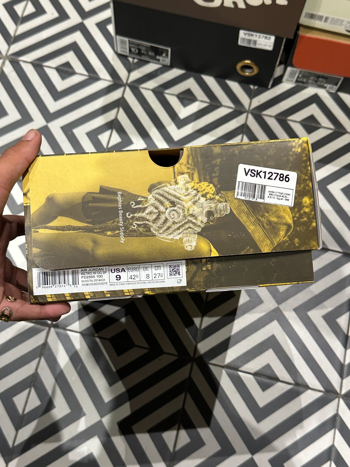 Jordan 1 High Union BBS (Taille 42,5)