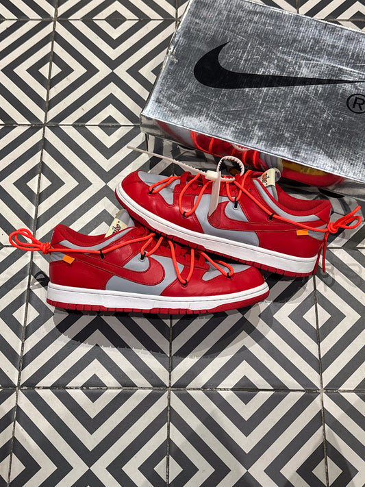 Dunk Low Off-White University red (Taille 43)