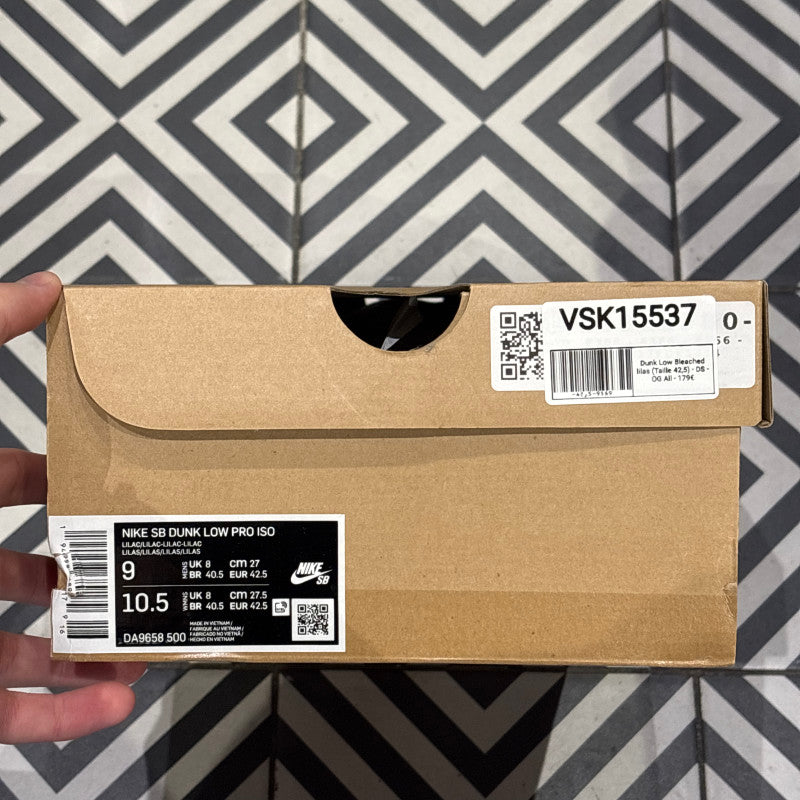 Dunk Low Bleached lilas (Taille 42,5)