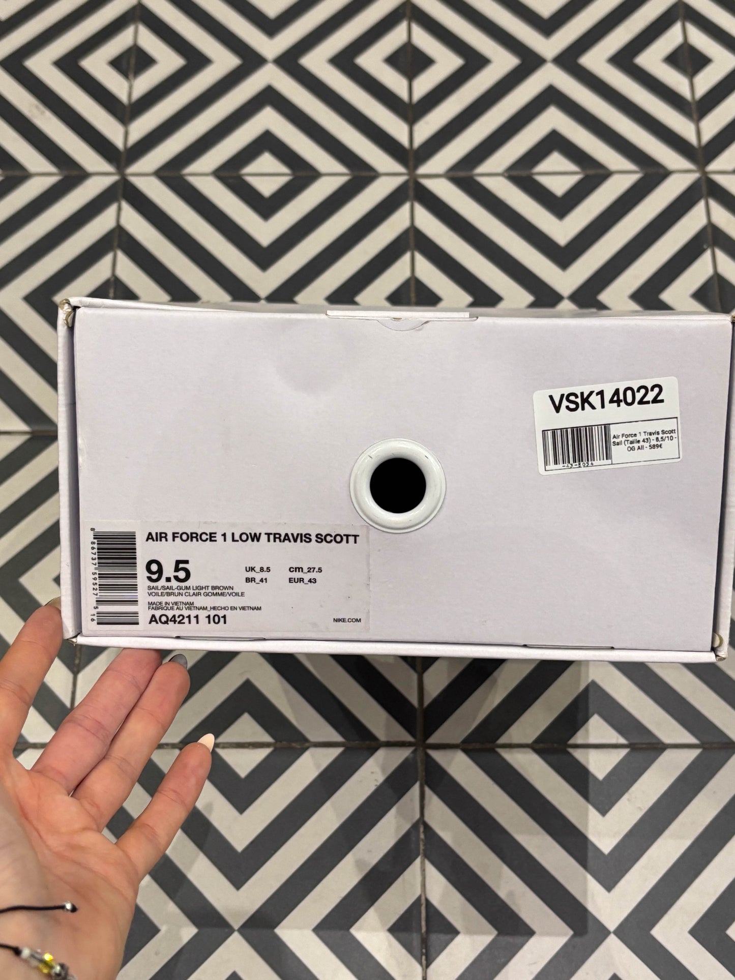 Air Force 1 Travis Scott Sail (Taille 43)