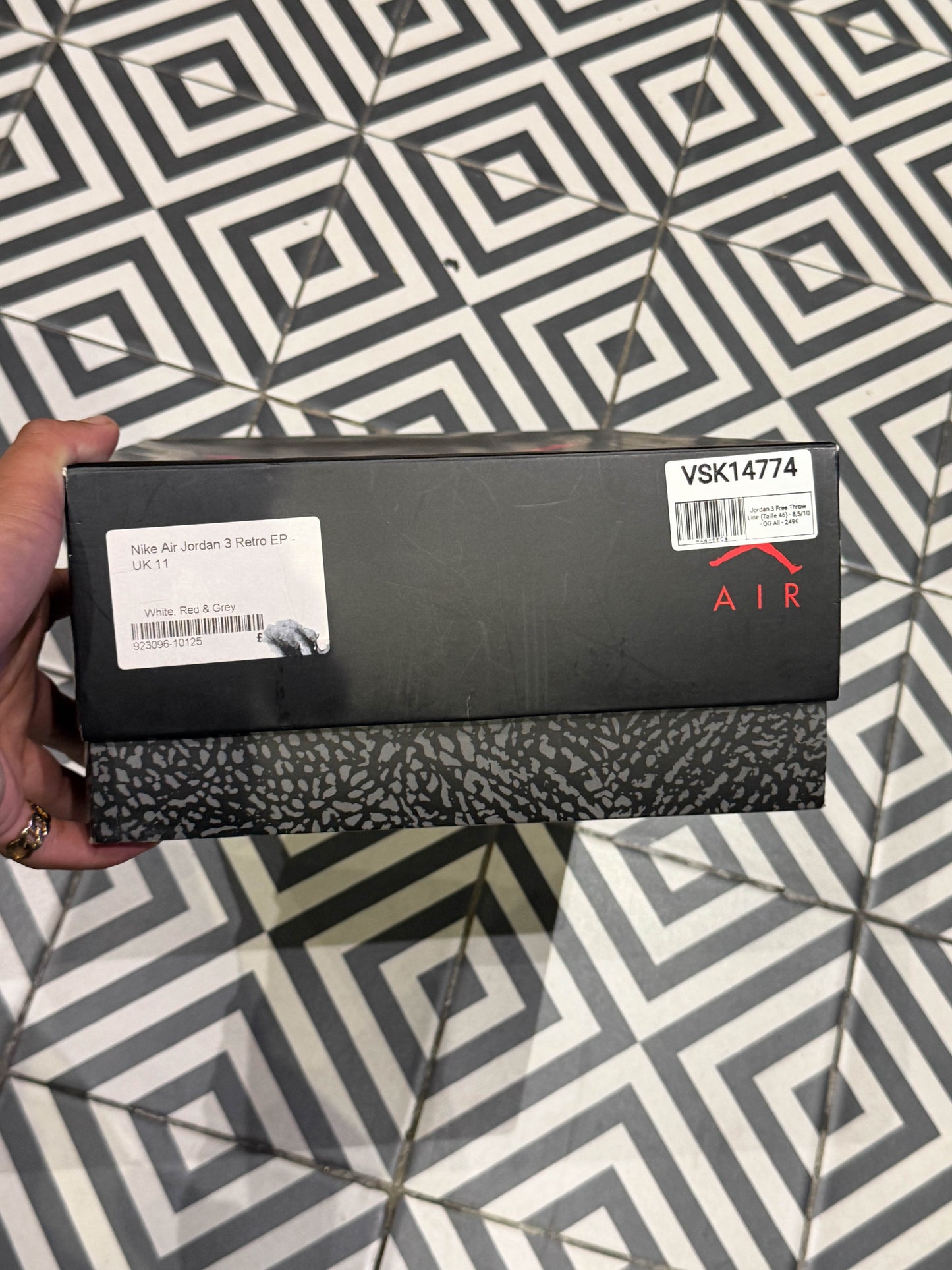 Jordan 3 Free Throw Line (Taille 46)