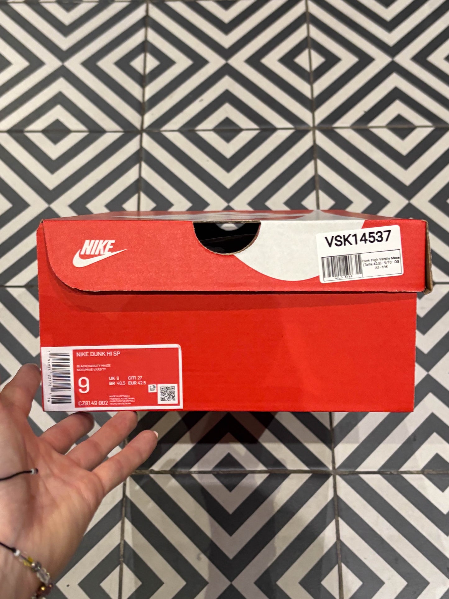 Dunk High Varsity Maze (Taille 42,5)