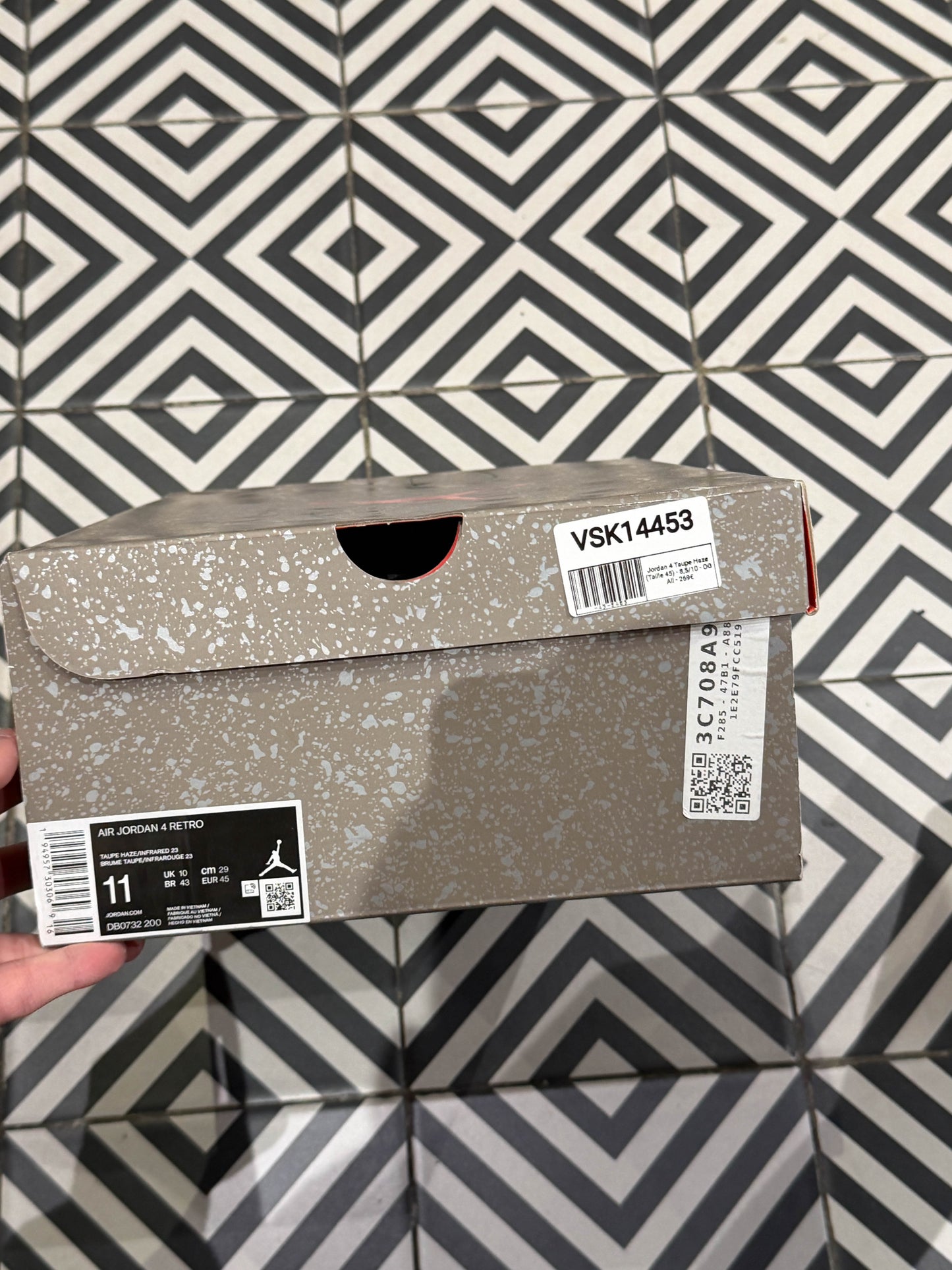 Jordan 4 Taupe Haze (Taille 45)