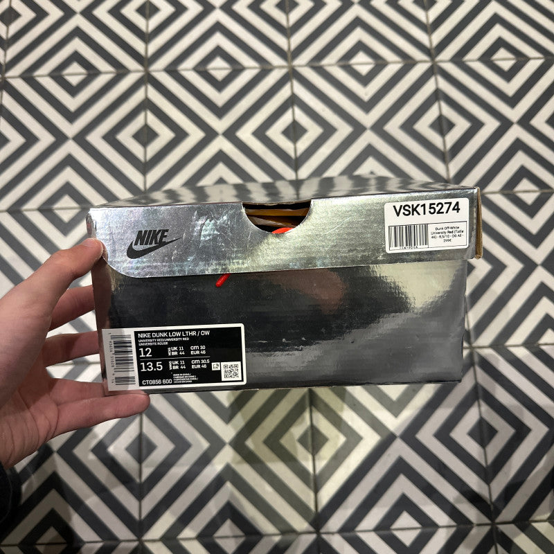 Dunk Off-White University Red (Taille 46)