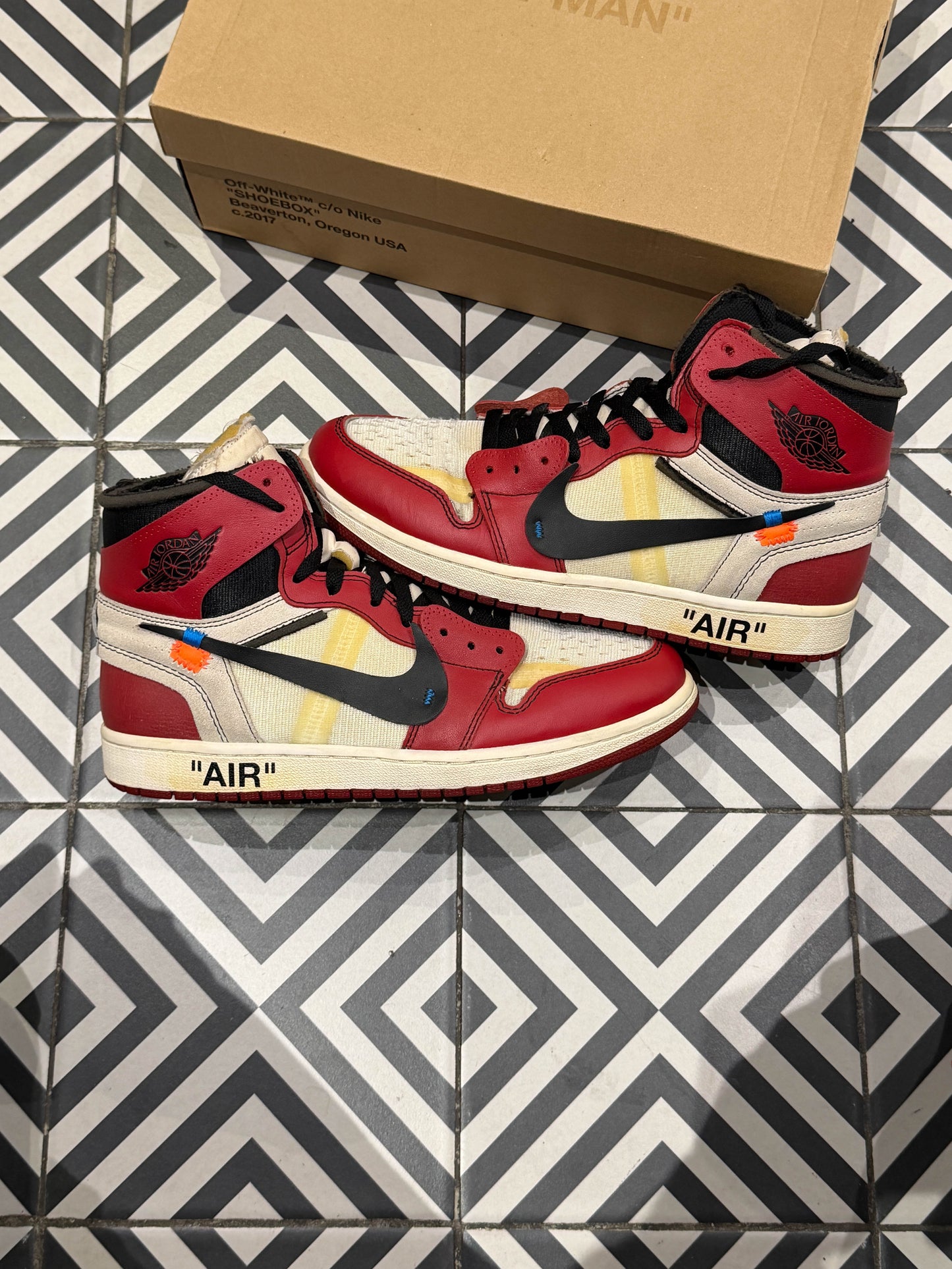 Jordan 1 High Off-White Chicago (Taille 44)