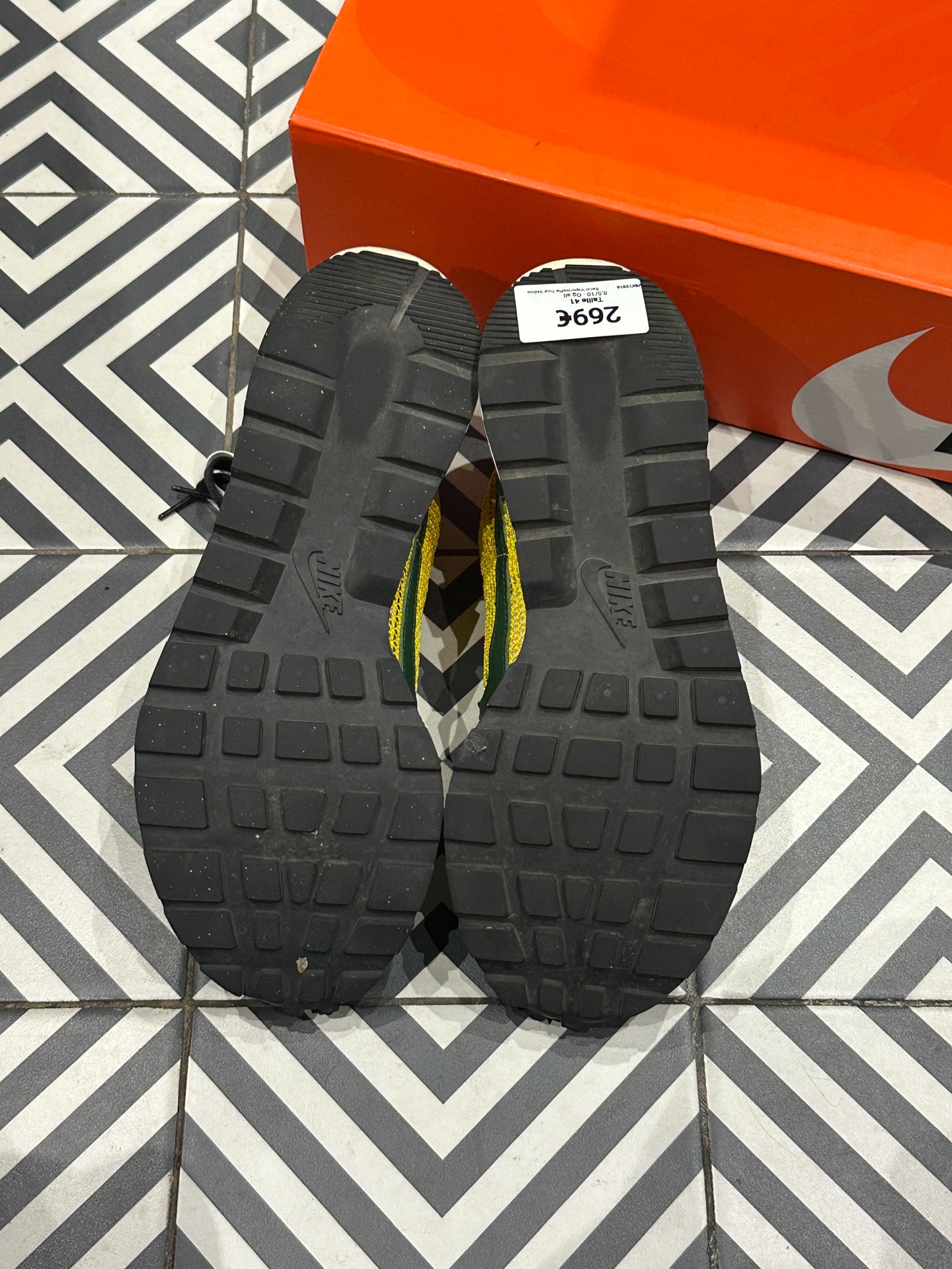 Sacai Vaporwaffle Tour Yellow (Taille 41)