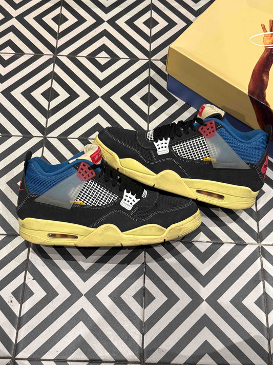 Jordan 4 Union Off Noir (Taille 45)